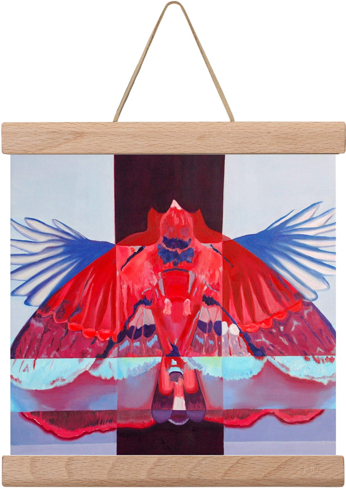 Főnix, 20x20 cm (20x20 cm), Tölgy akasztó