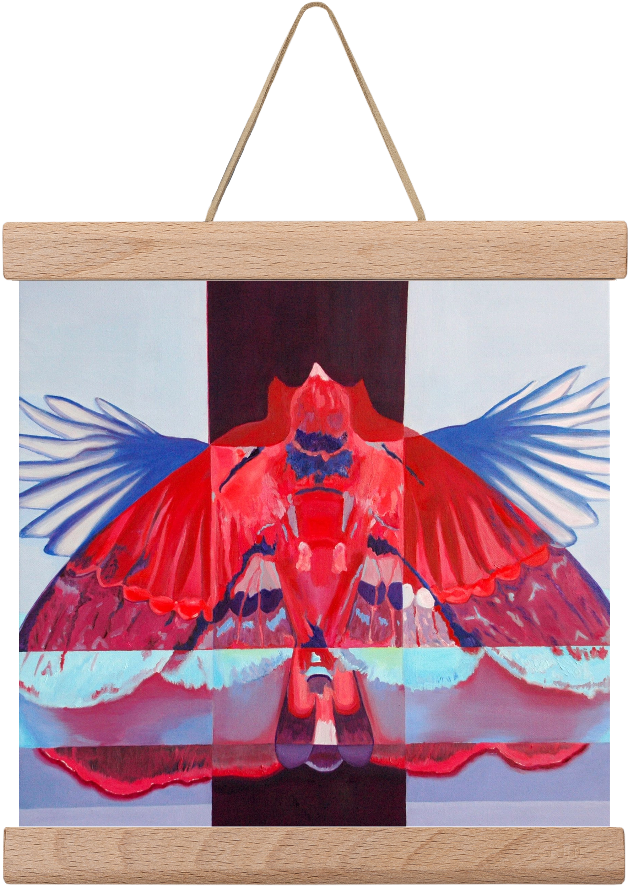 Főnix, 20x20 cm (20x20 cm), Tölgy akasztó