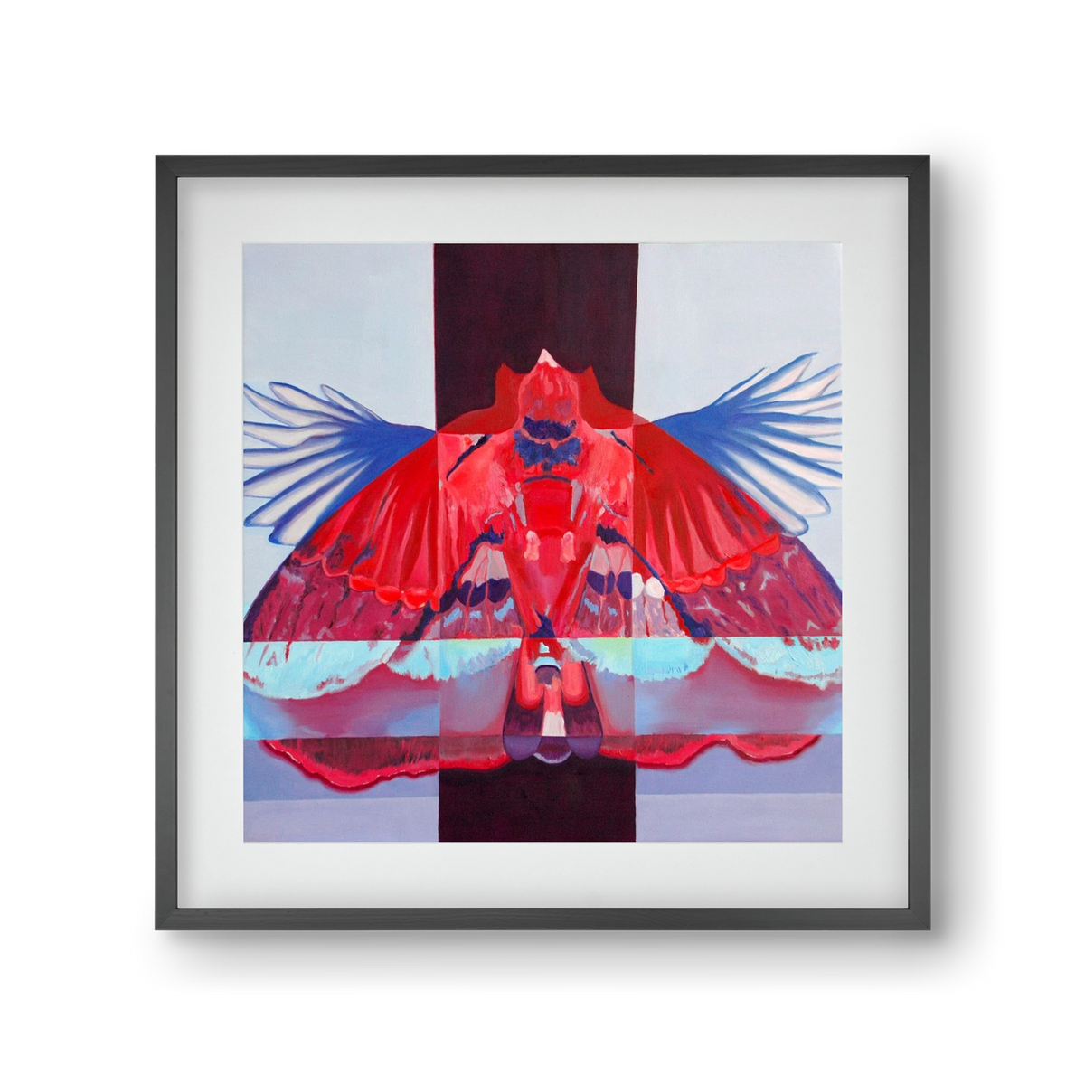 Főnix, 30x30 cm (20x20 cm), Fekete keret, paszpartuval