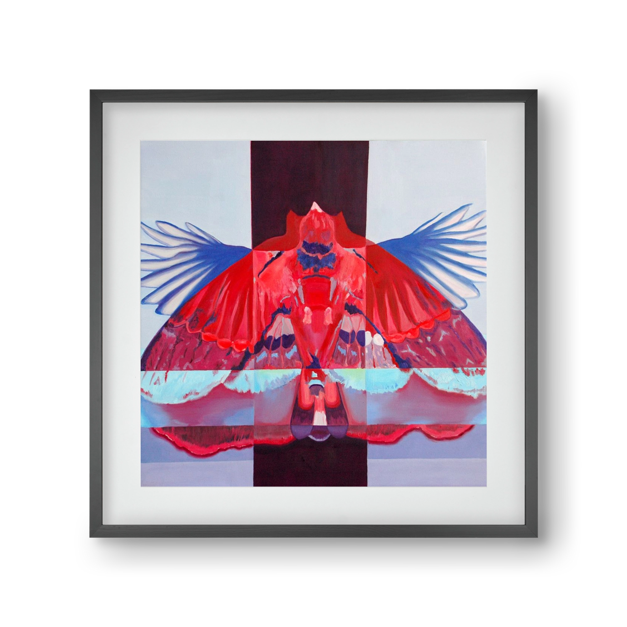 Főnix, 30x30 cm (20x20 cm), Fekete keret, paszpartuval