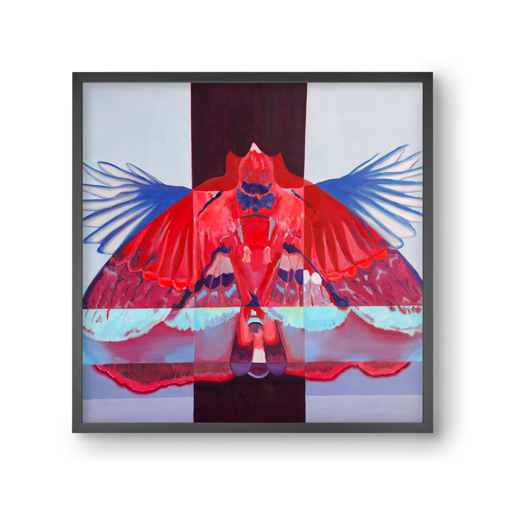 Főnix, 30x30 cm (30x30 cm), Fekete keret