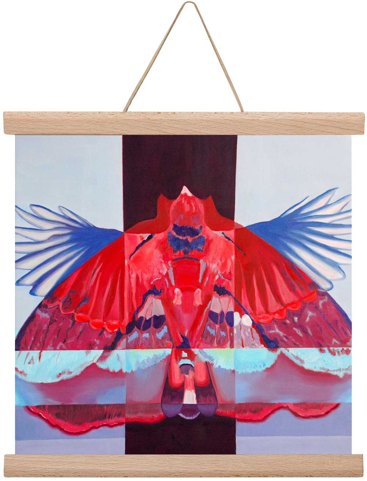 Főnix, 30x30 cm (30x30 cm), Tölgy akasztó