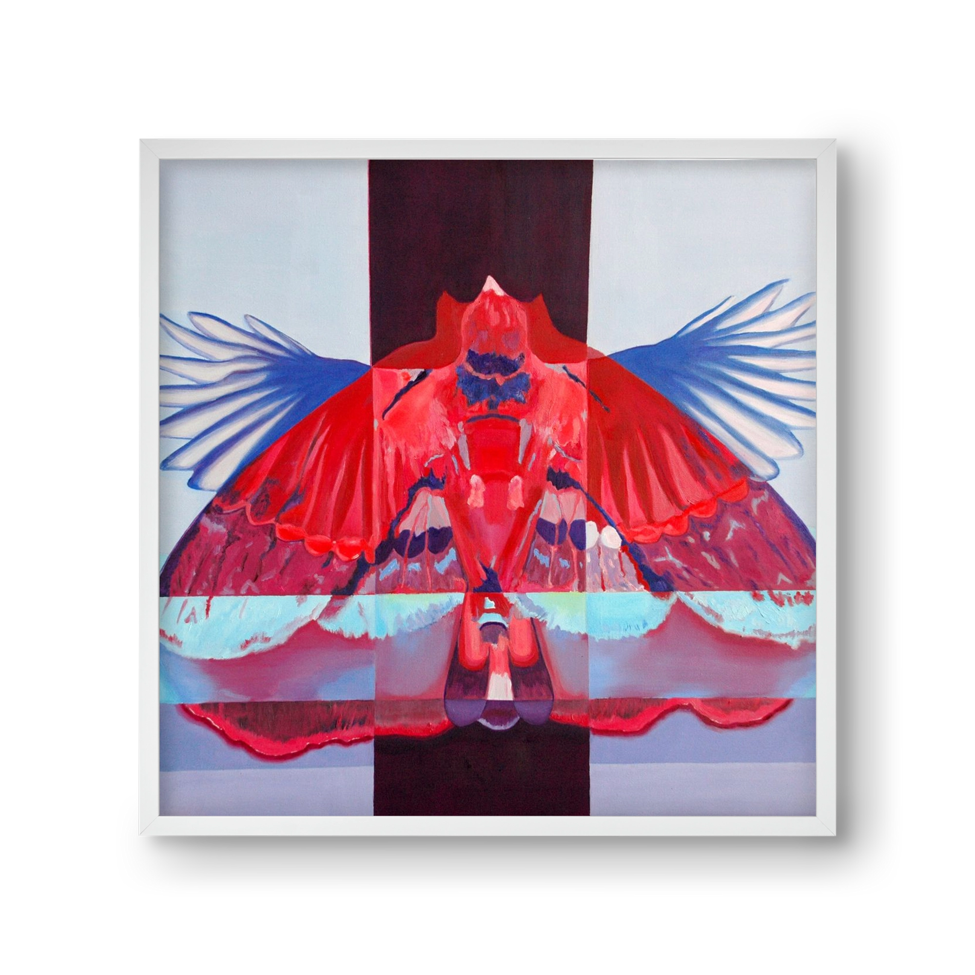 Főnix, 30x30 cm (30x30 cm), Fehér keret