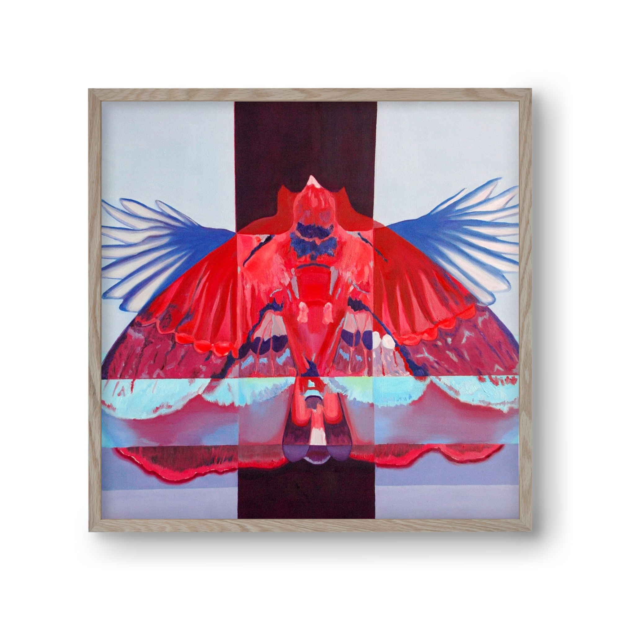 Főnix, 30x30 cm (30x30 cm), Tölgy keret