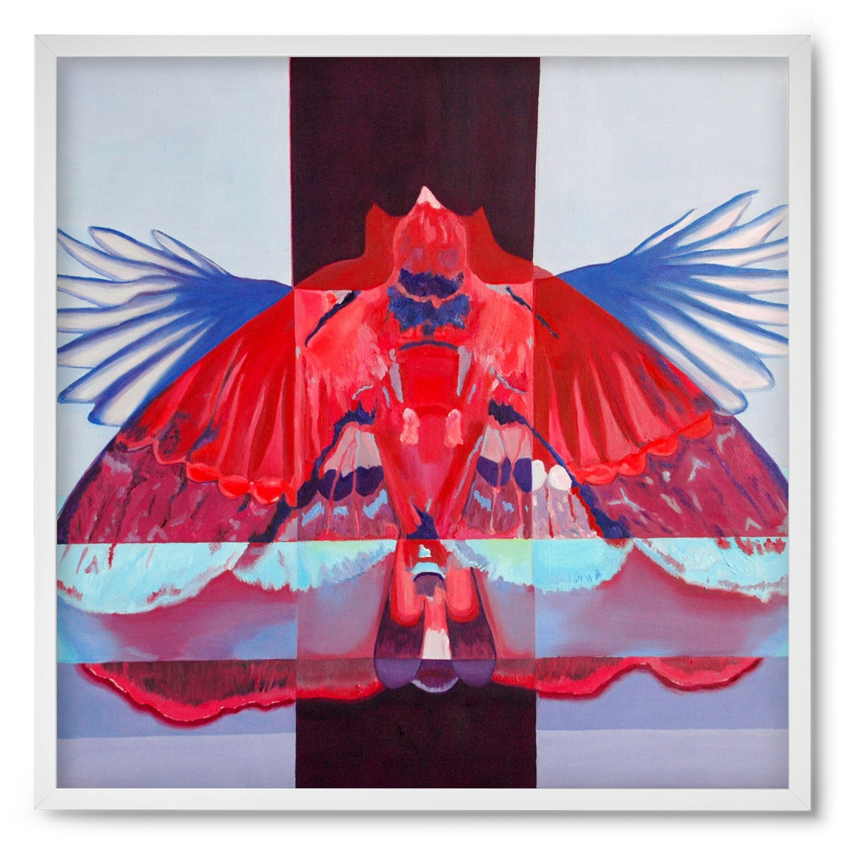 Főnix, 50x50 cm (50x50 cm), Fehér keret