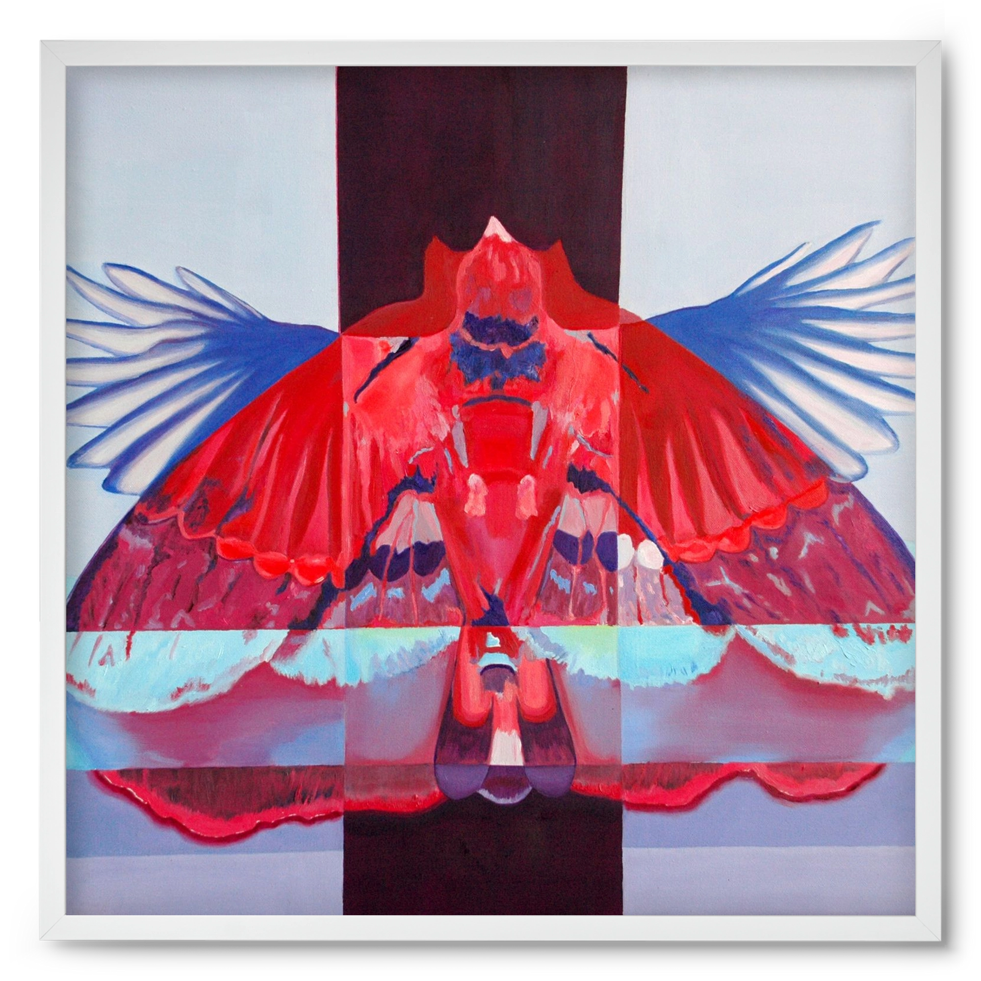 Főnix, 50x50 cm (50x50 cm), Fehér keret