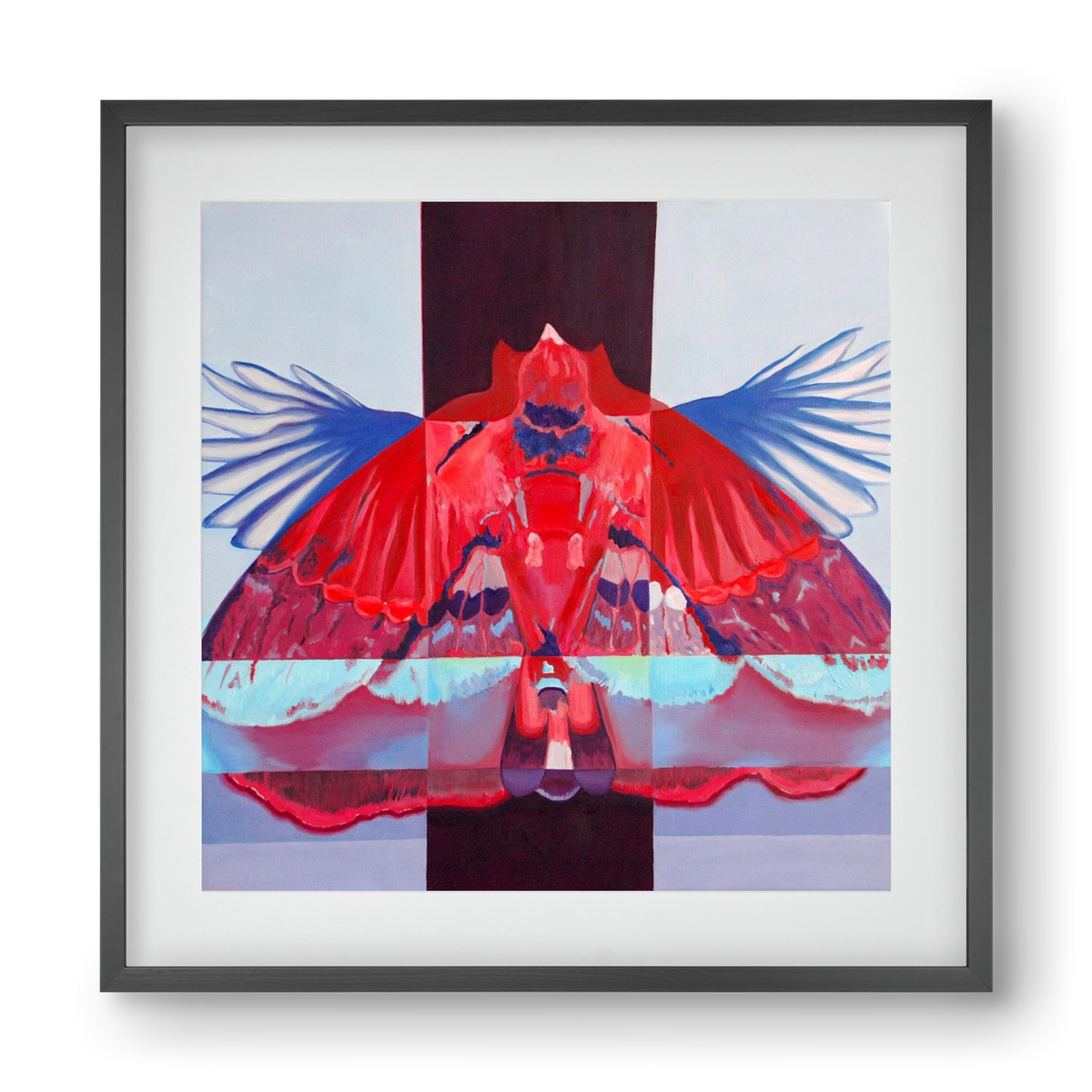 Főnix, 40x40 cm (30x30 cm), Fekete keret, paszpartuval