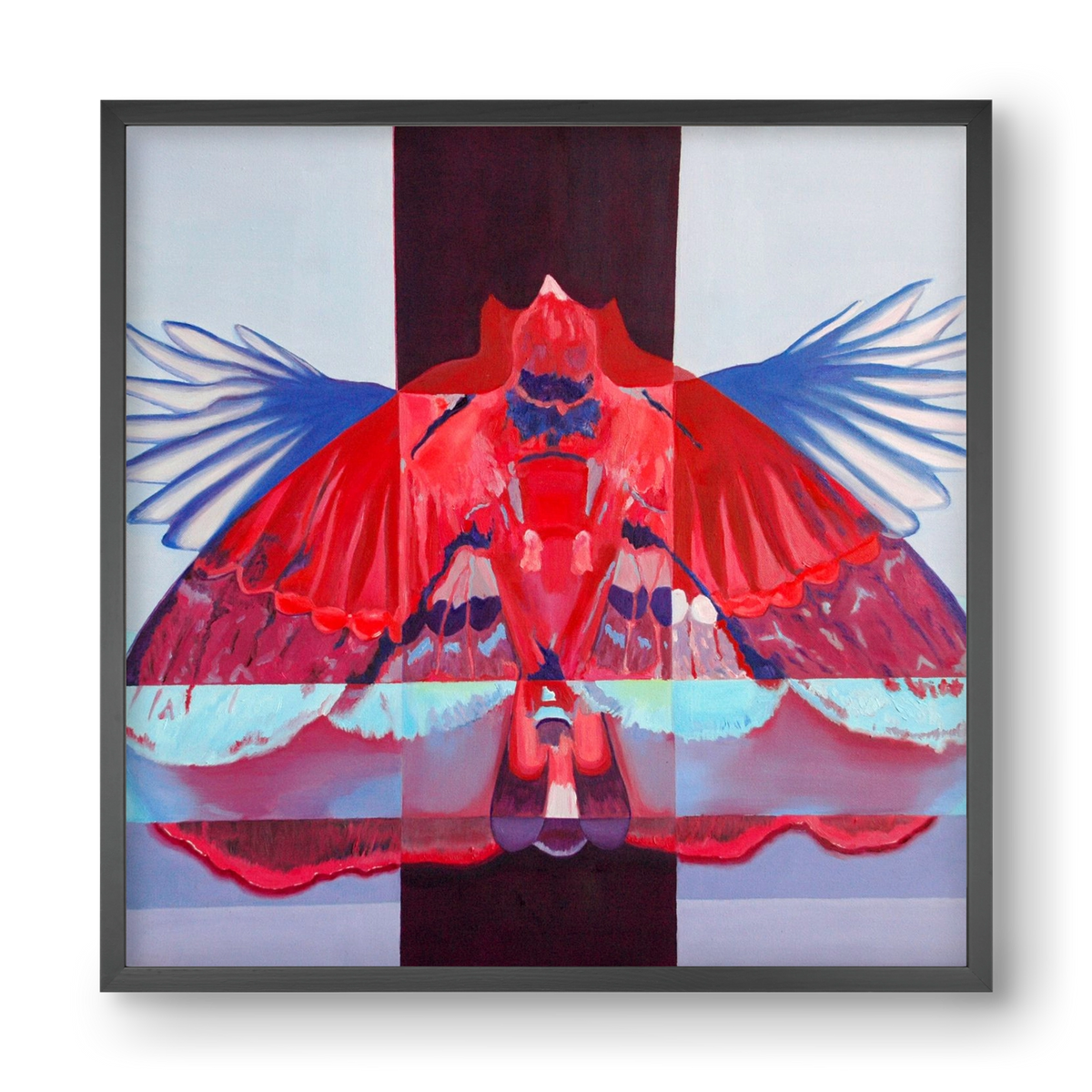 Főnix, 40x40 cm (40x40 cm), Fekete keret