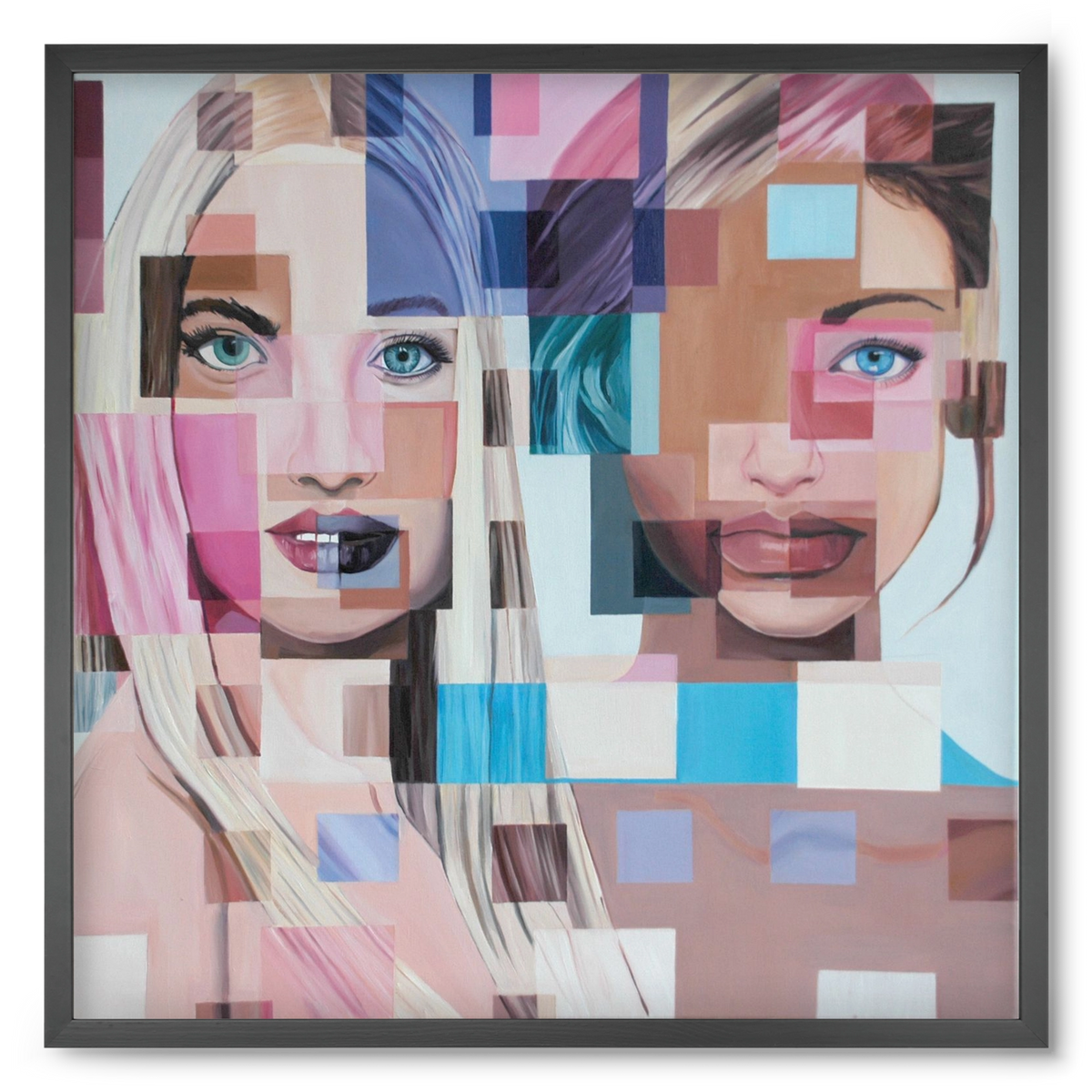 Jövő, 50x50 cm (50x50 cm), Fekete keret