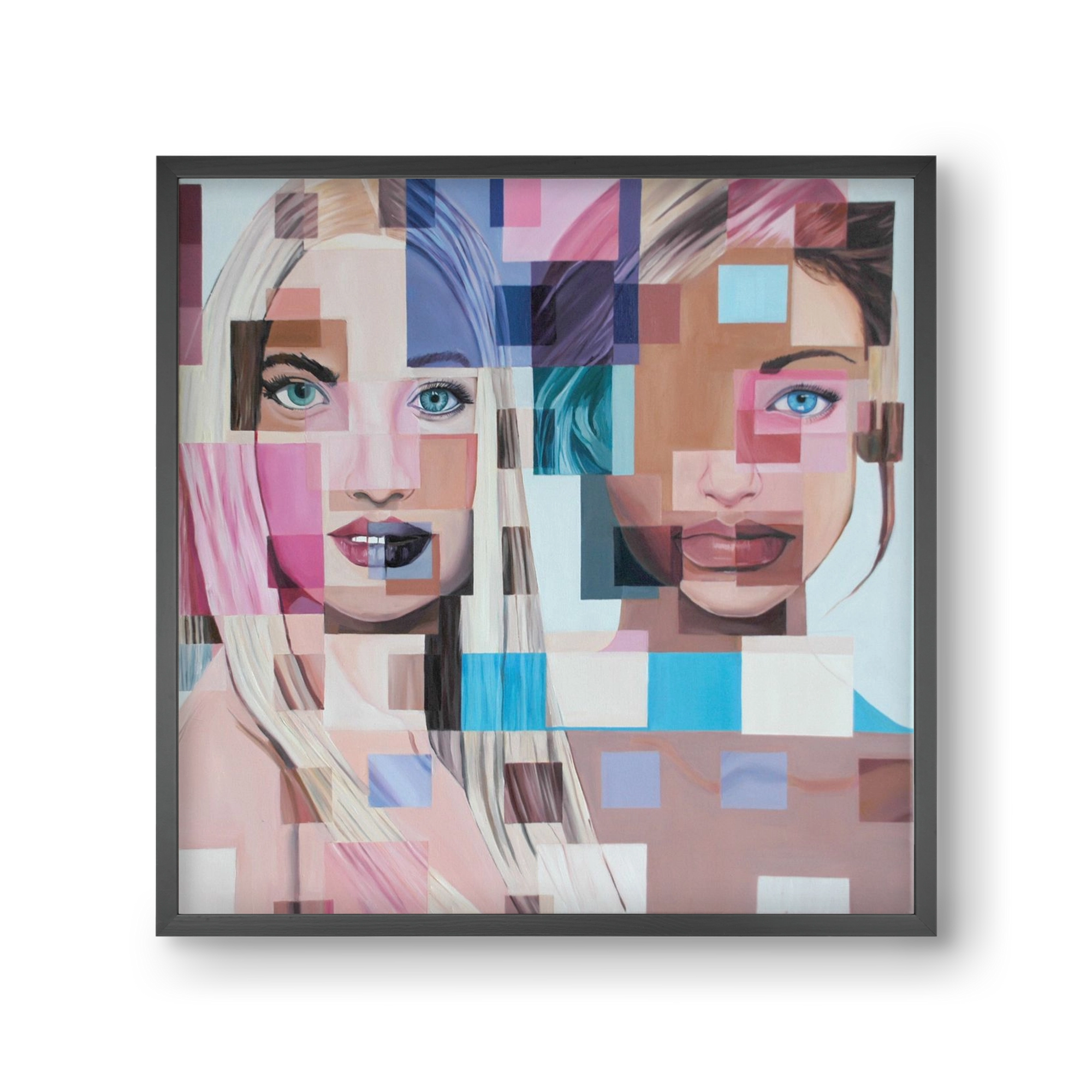 Jövő, 30x30 cm (30x30 cm), Fekete keret