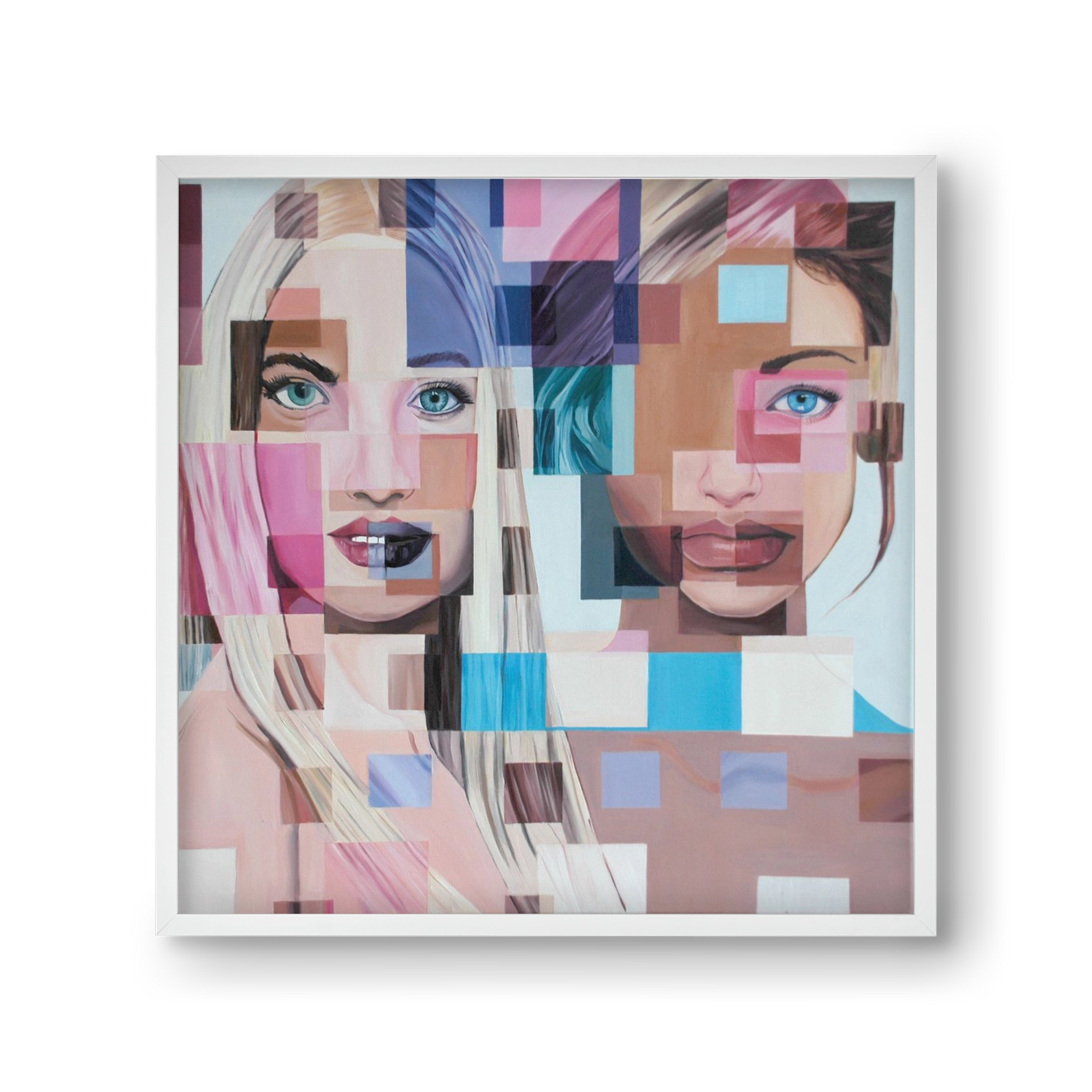 Jövő, 30x30 cm (30x30 cm), Fehér keret