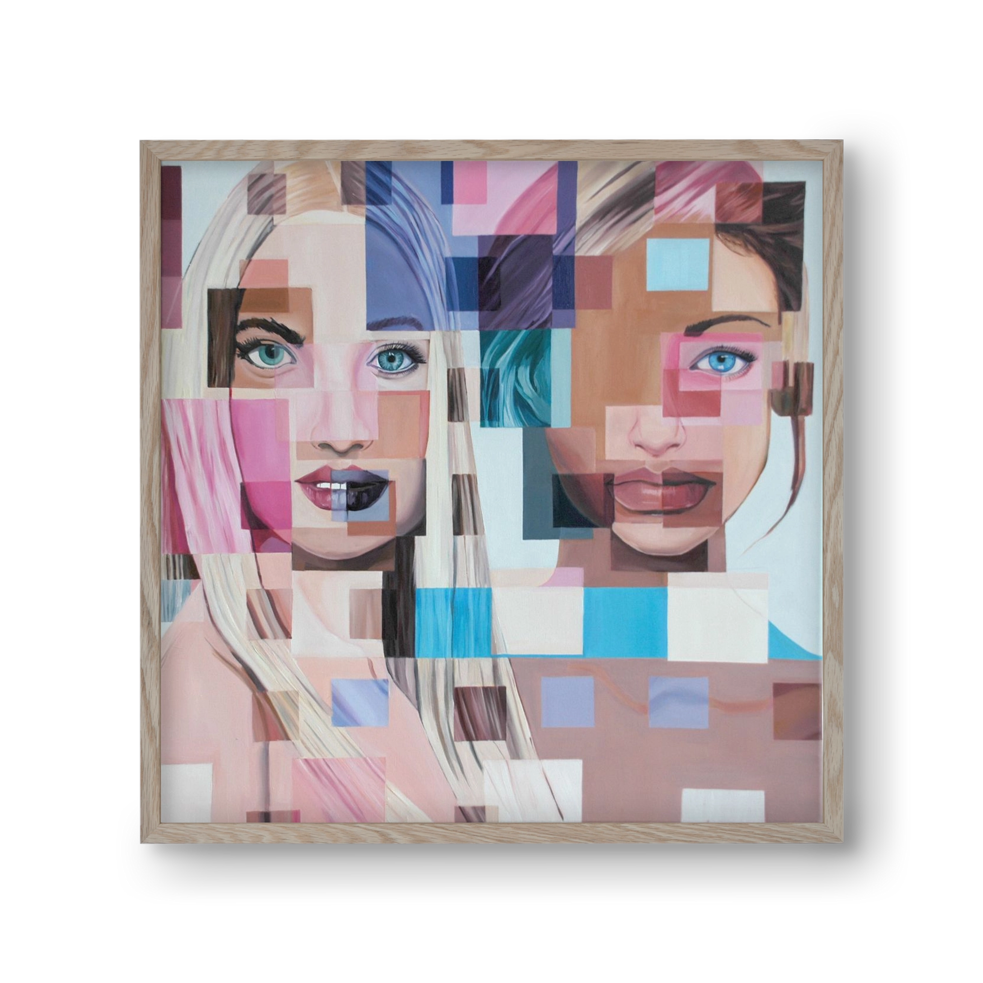 Jövő, 30x30 cm (30x30 cm), Tölgy keret