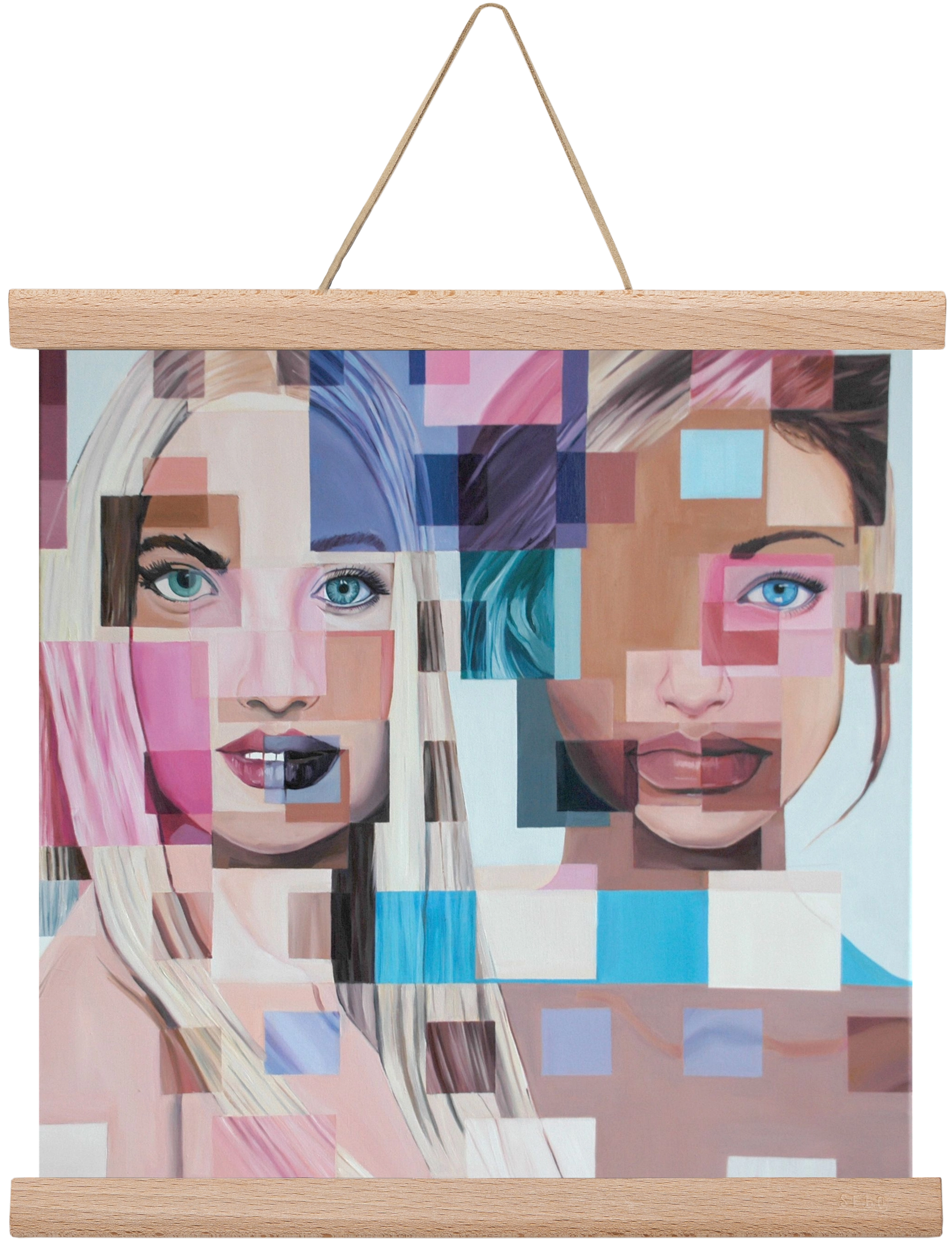 Jövő, 30x30 cm (30x30 cm), Tölgy akasztó