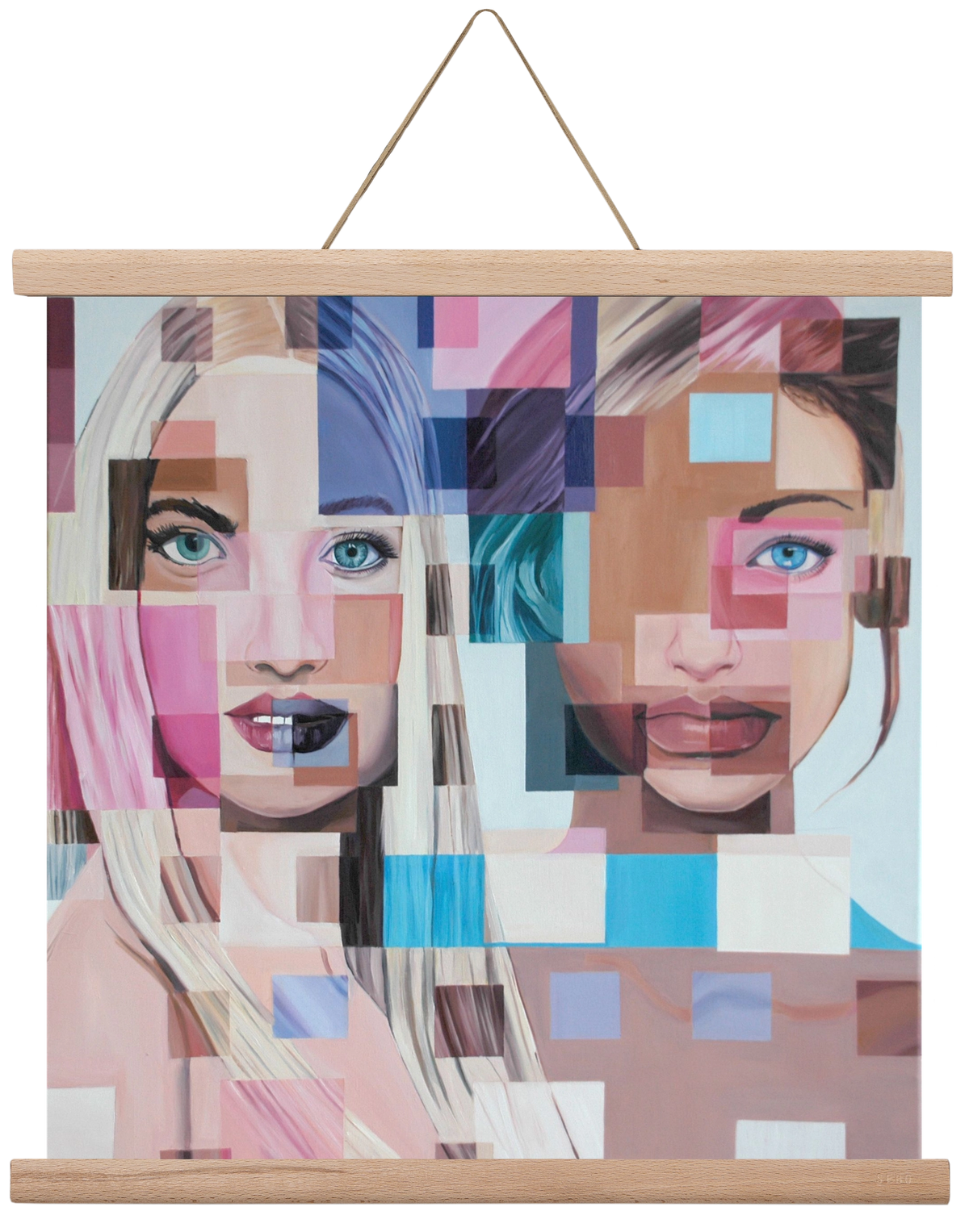 Jövő, 40x40 cm (40x40 cm), Tölgy akasztó