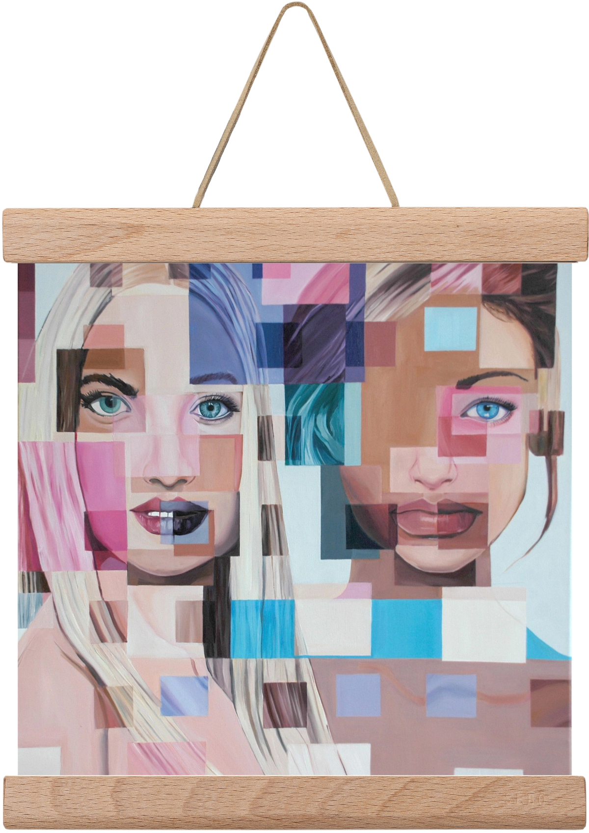 Jövő, 20x20 cm (20x20 cm), Tölgy akasztó