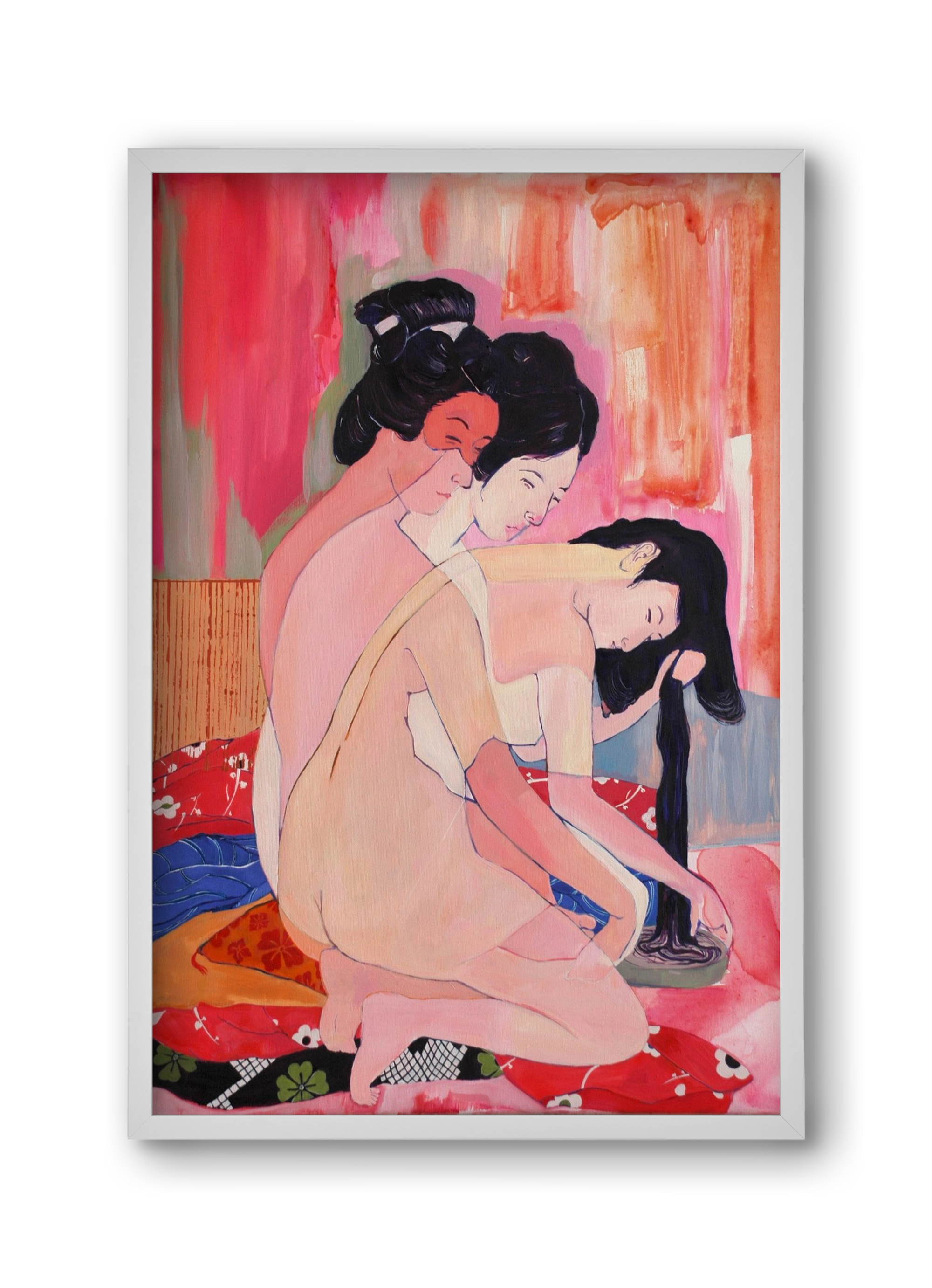 Gésa, 30x45 cm (30x45 cm), Fehér keret