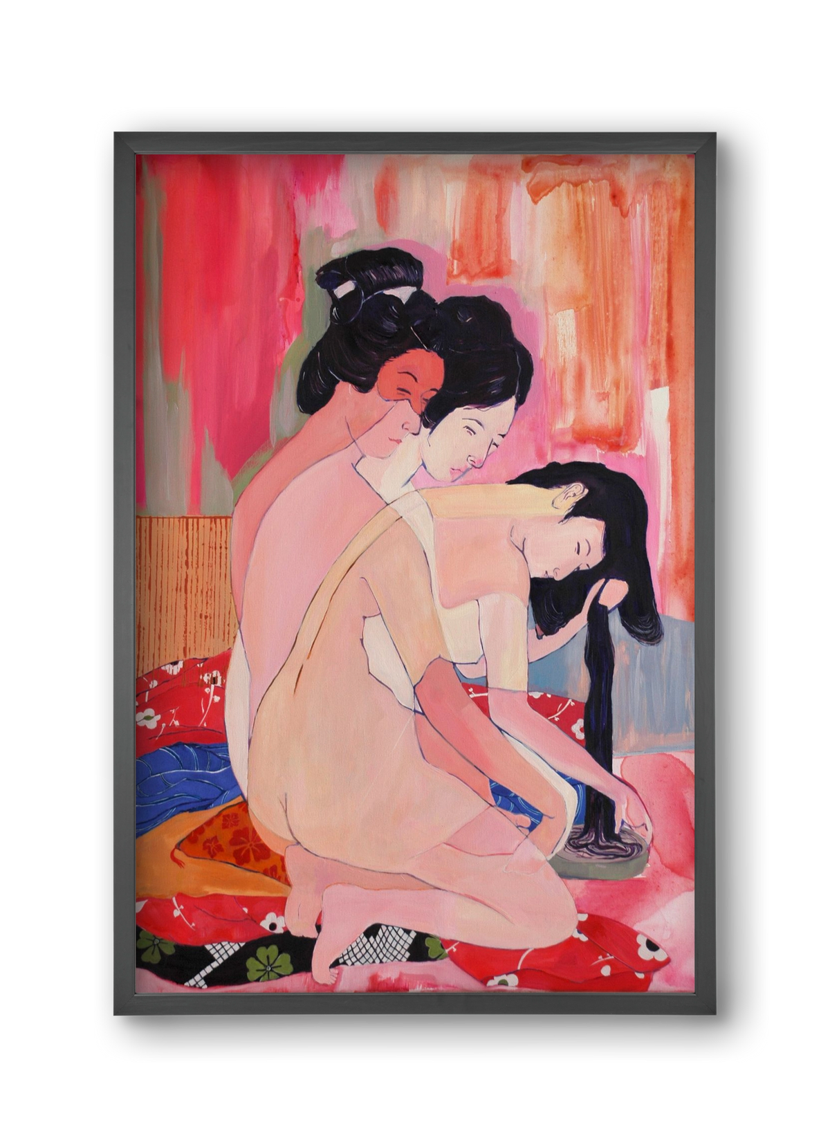 Gésa, 30x45 cm (30x45 cm), Fekete keret