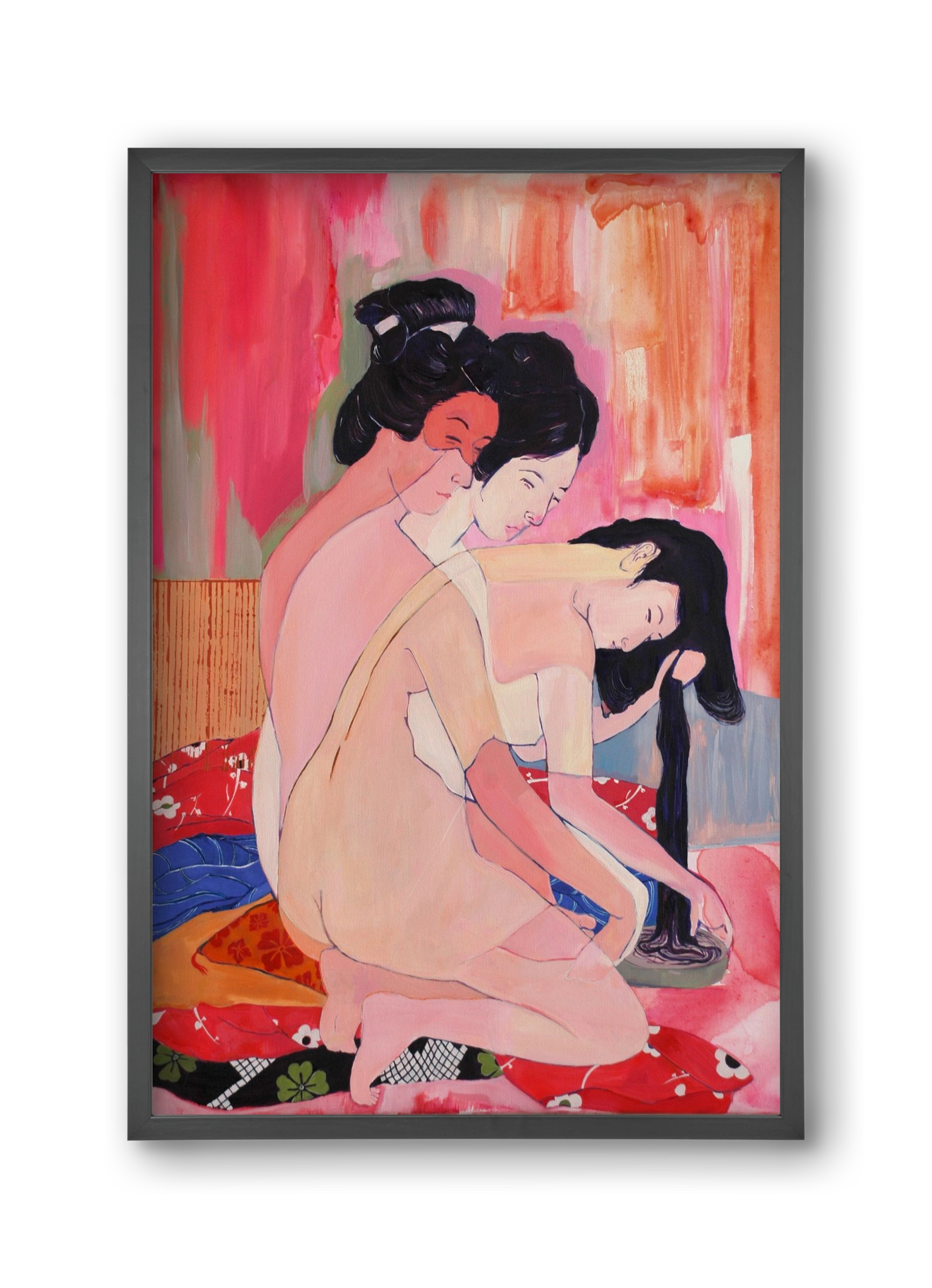 Gésa, 30x45 cm (30x45 cm), Fekete keret