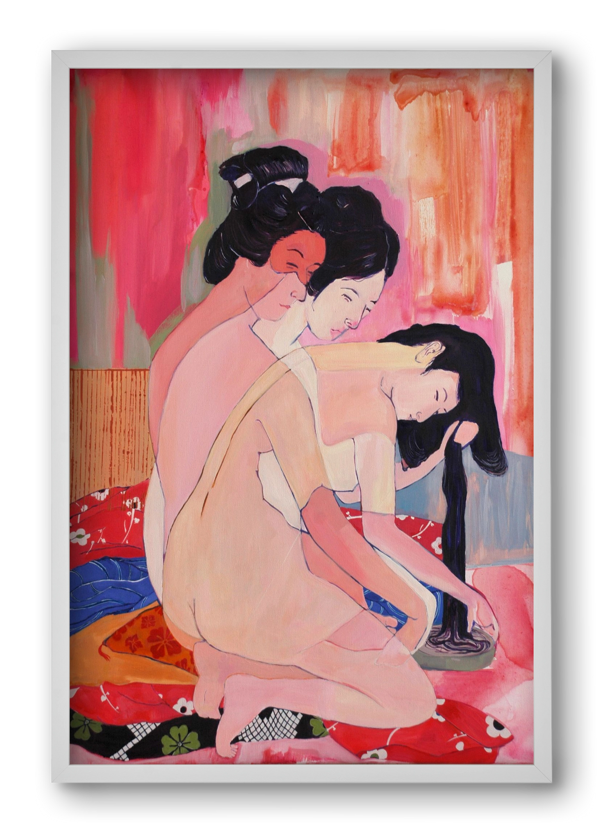 Gésa, 40x60 cm (40x60 cm), Fehér keret