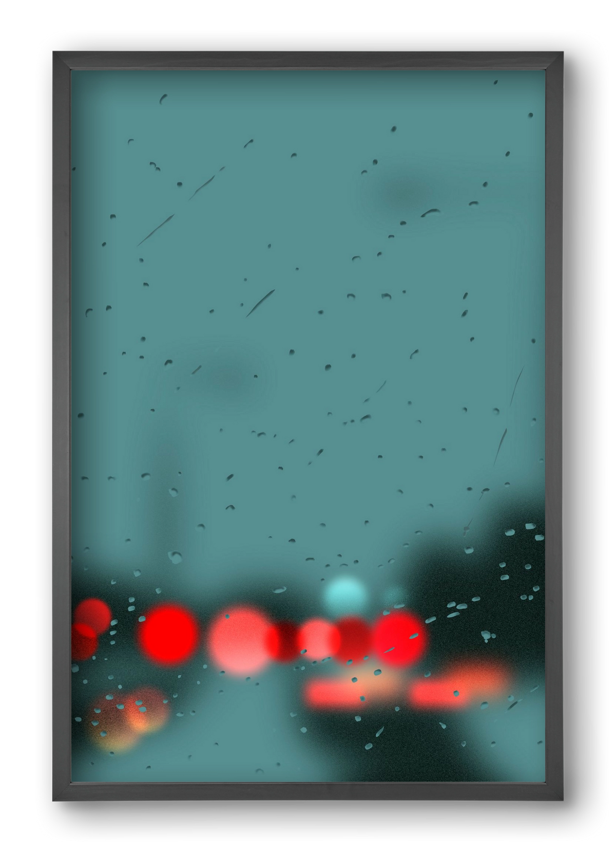 winter tuesday , 40x60 cm (40x60 cm), Fekete keret