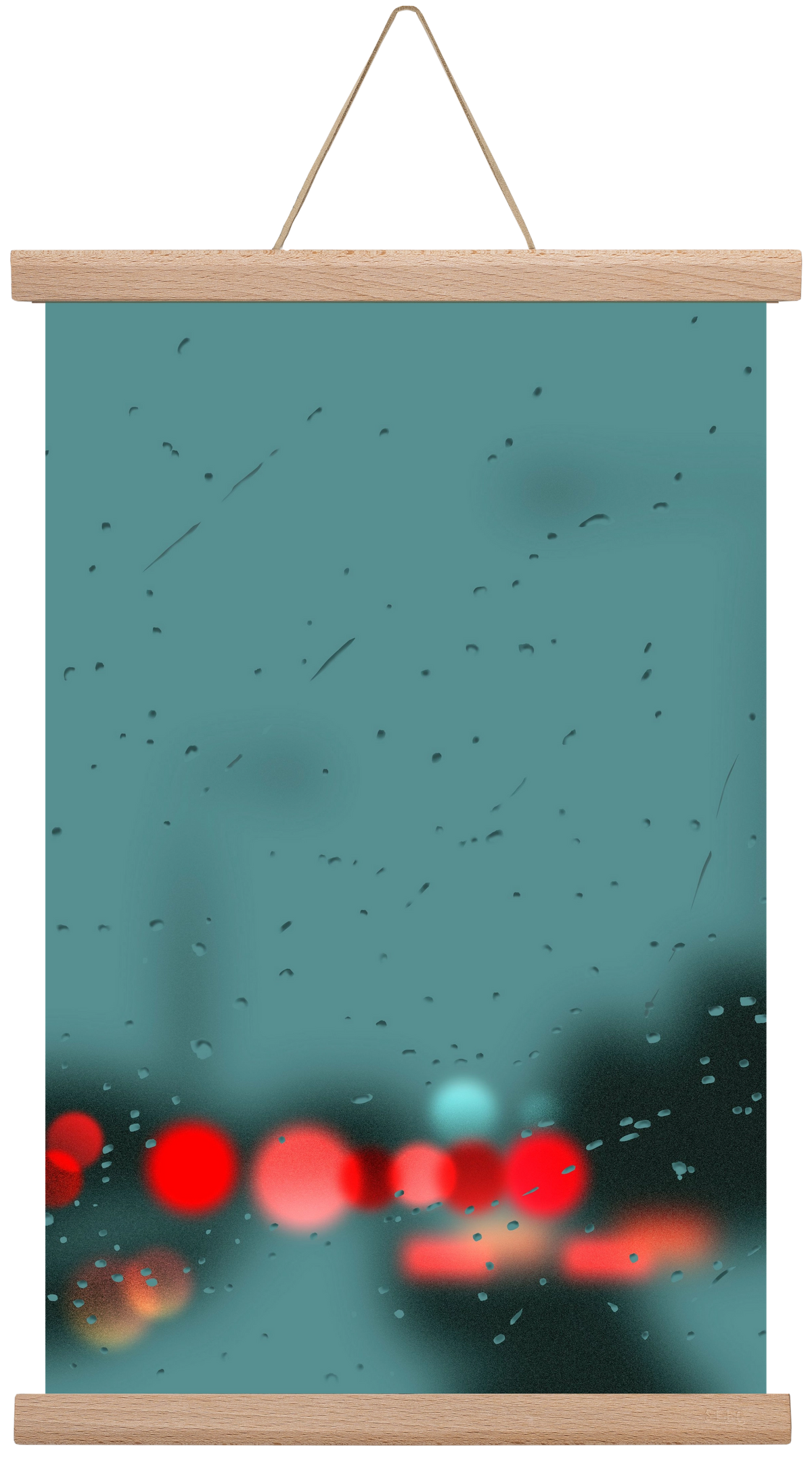 winter tuesday , 30x45 cm (30x45 cm), Tölgy akasztó