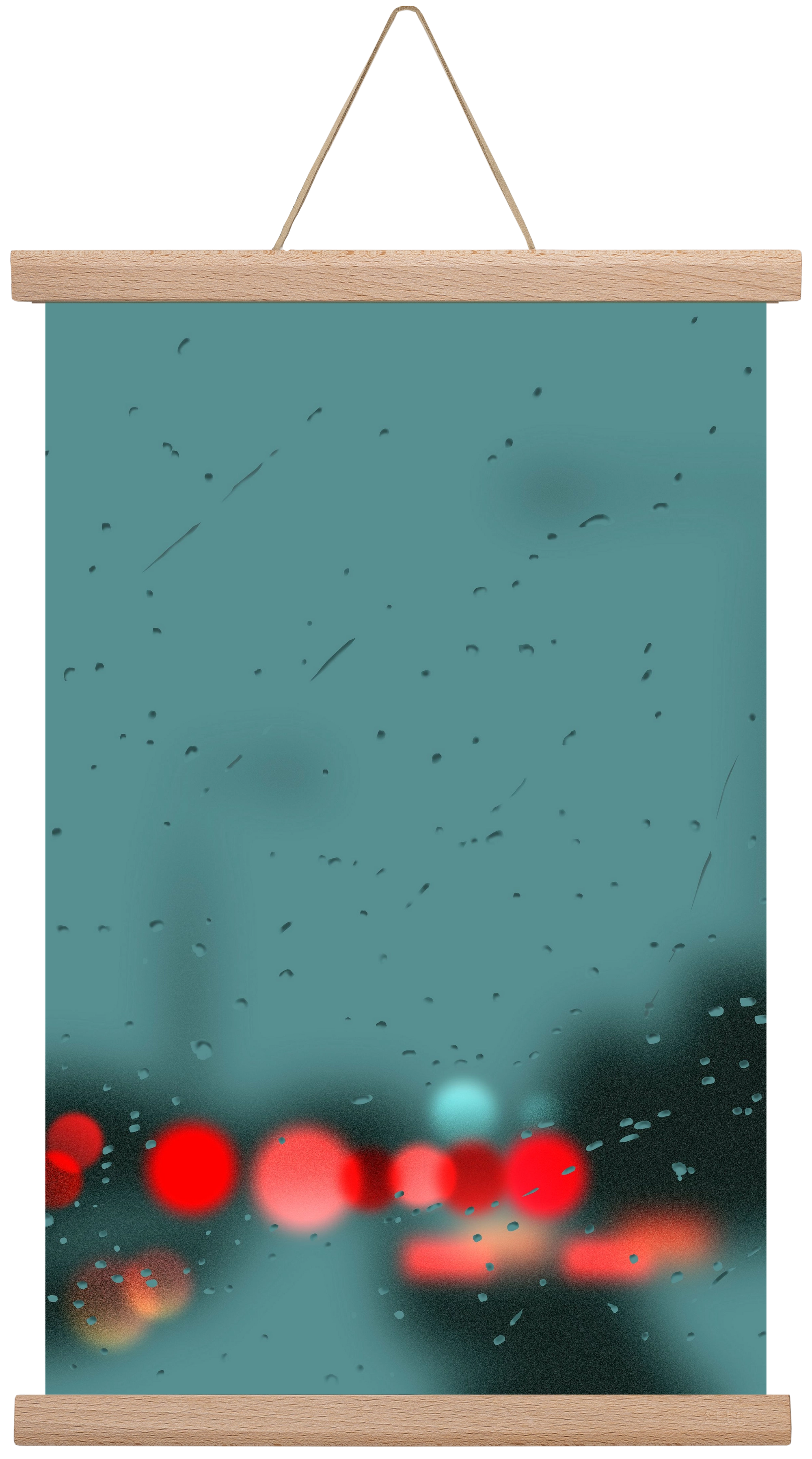 winter tuesday , 30x45 cm (30x45 cm), Tölgy akasztó