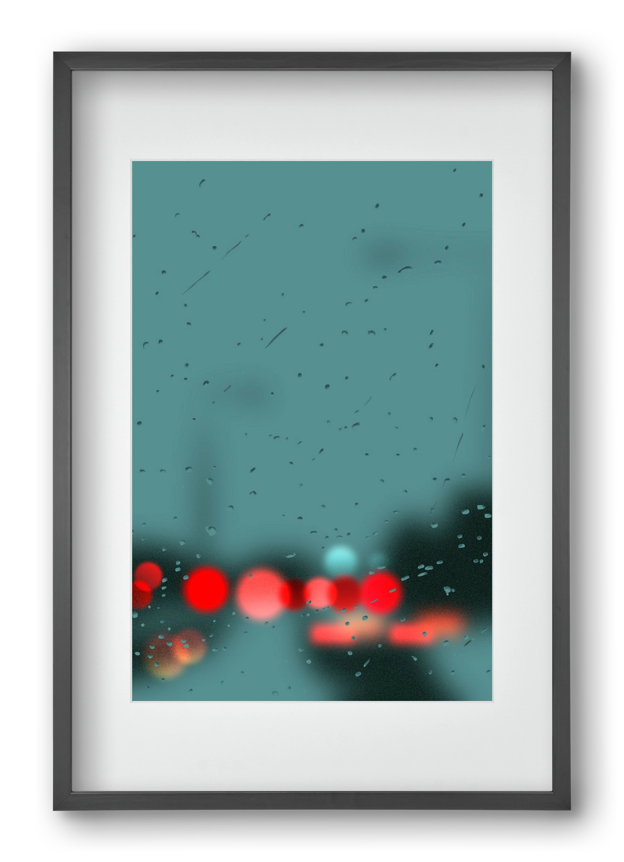 winter tuesday , 40x60 cm (30x45 cm), Fekete keret, paszpartuval