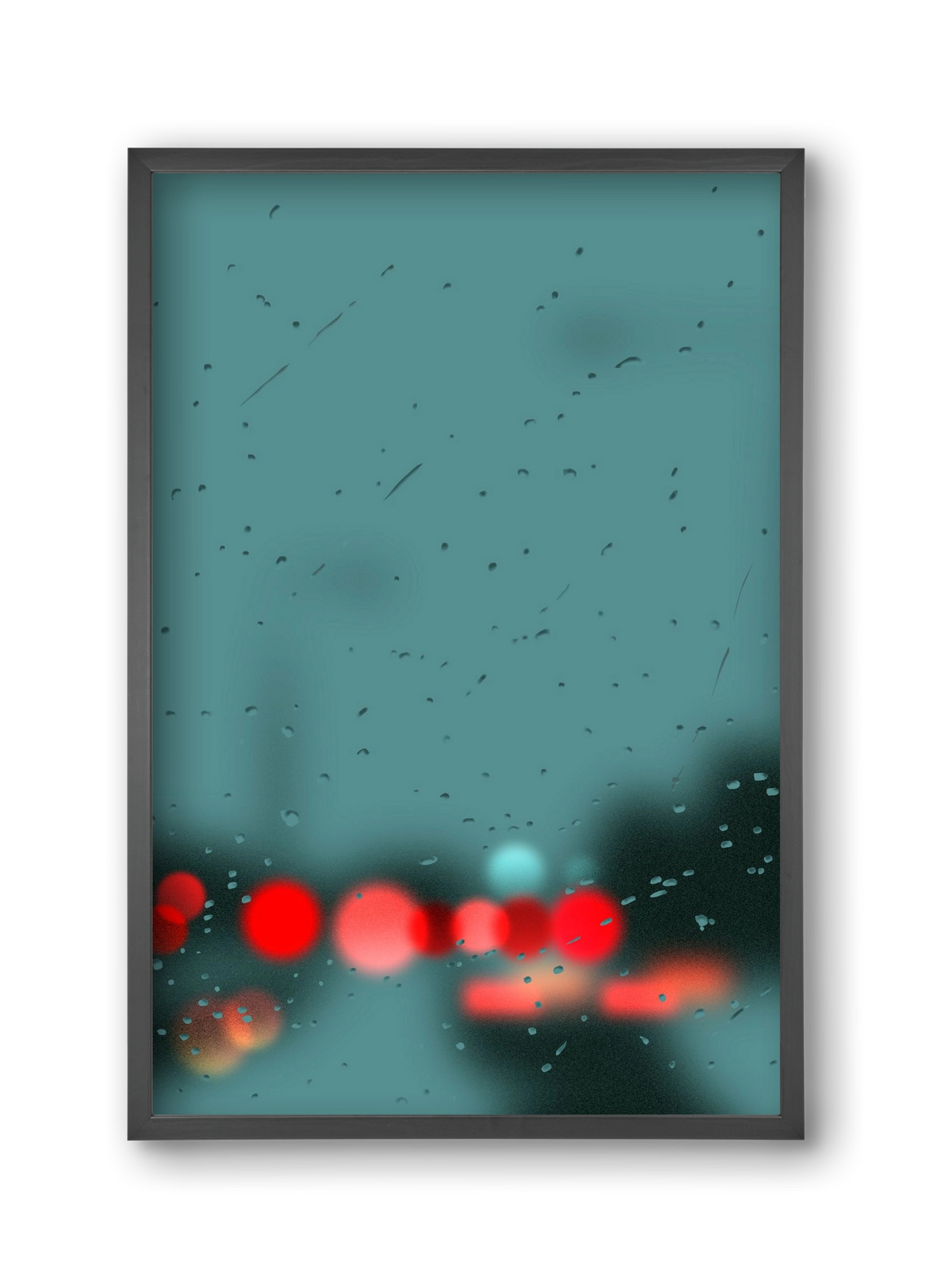 winter tuesday , 30x45 cm (30x45 cm), Fekete keret