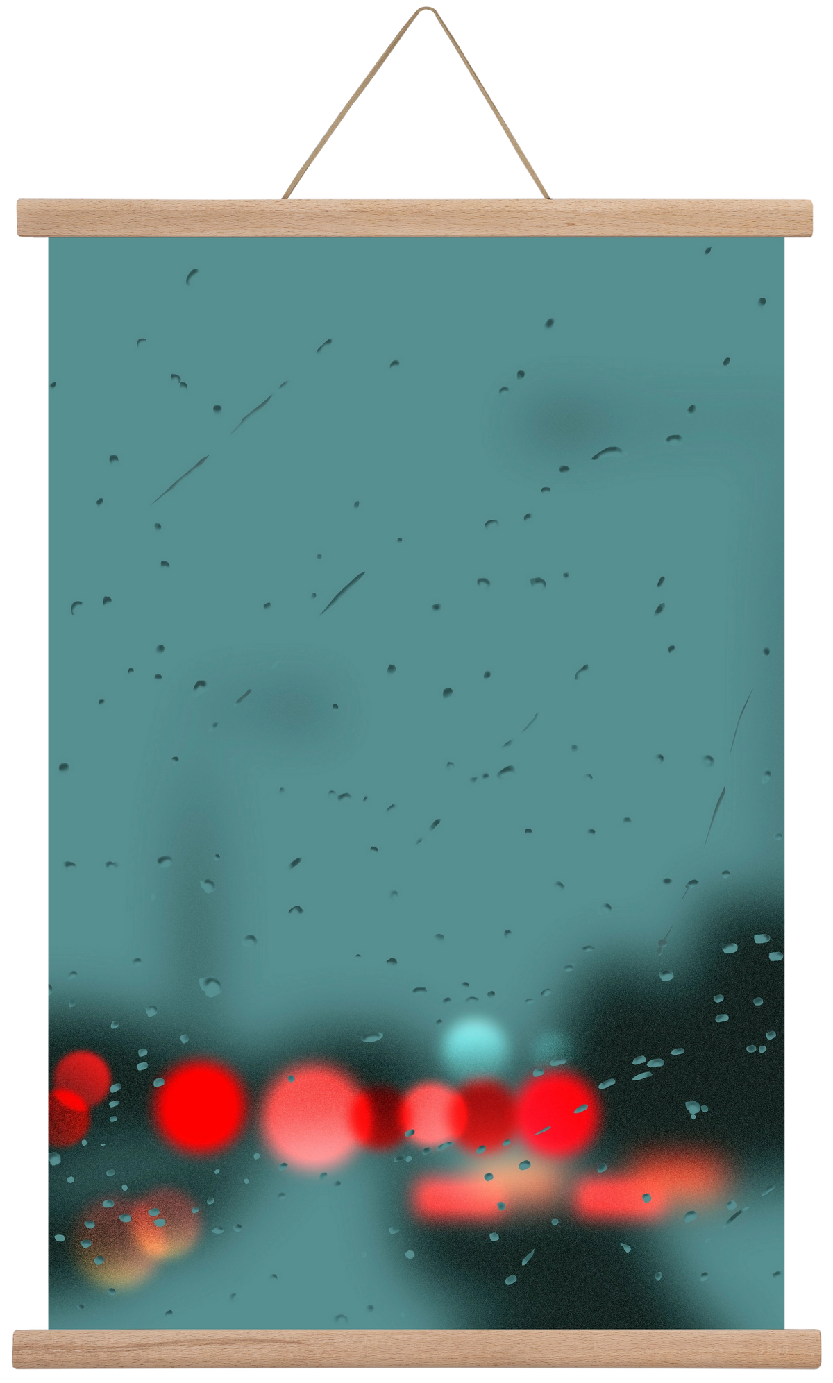 winter tuesday , 40x60 cm (40x60 cm), Tölgy akasztó