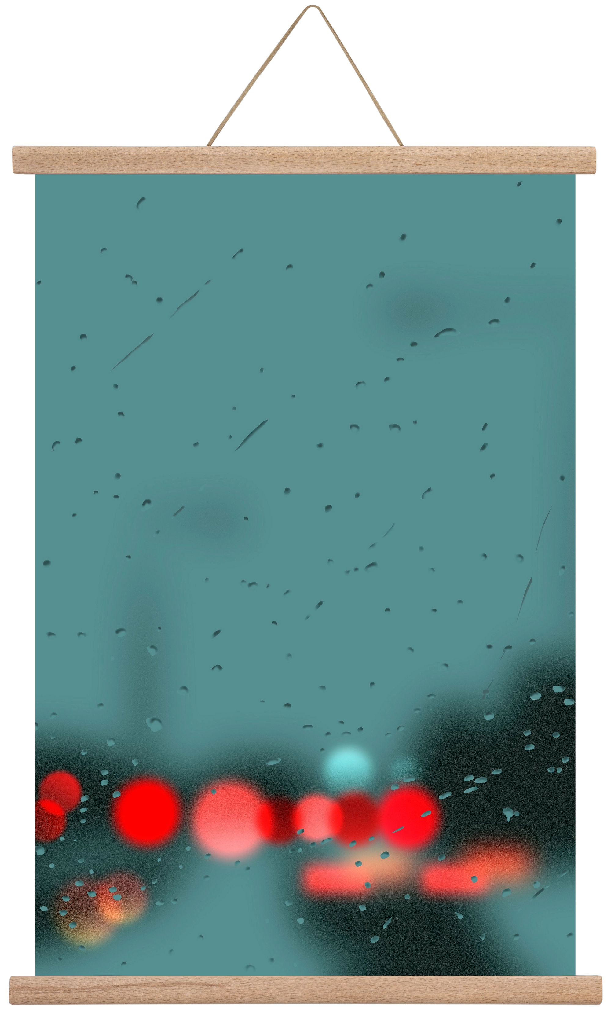 winter tuesday , 40x60 cm (40x60 cm), Tölgy akasztó