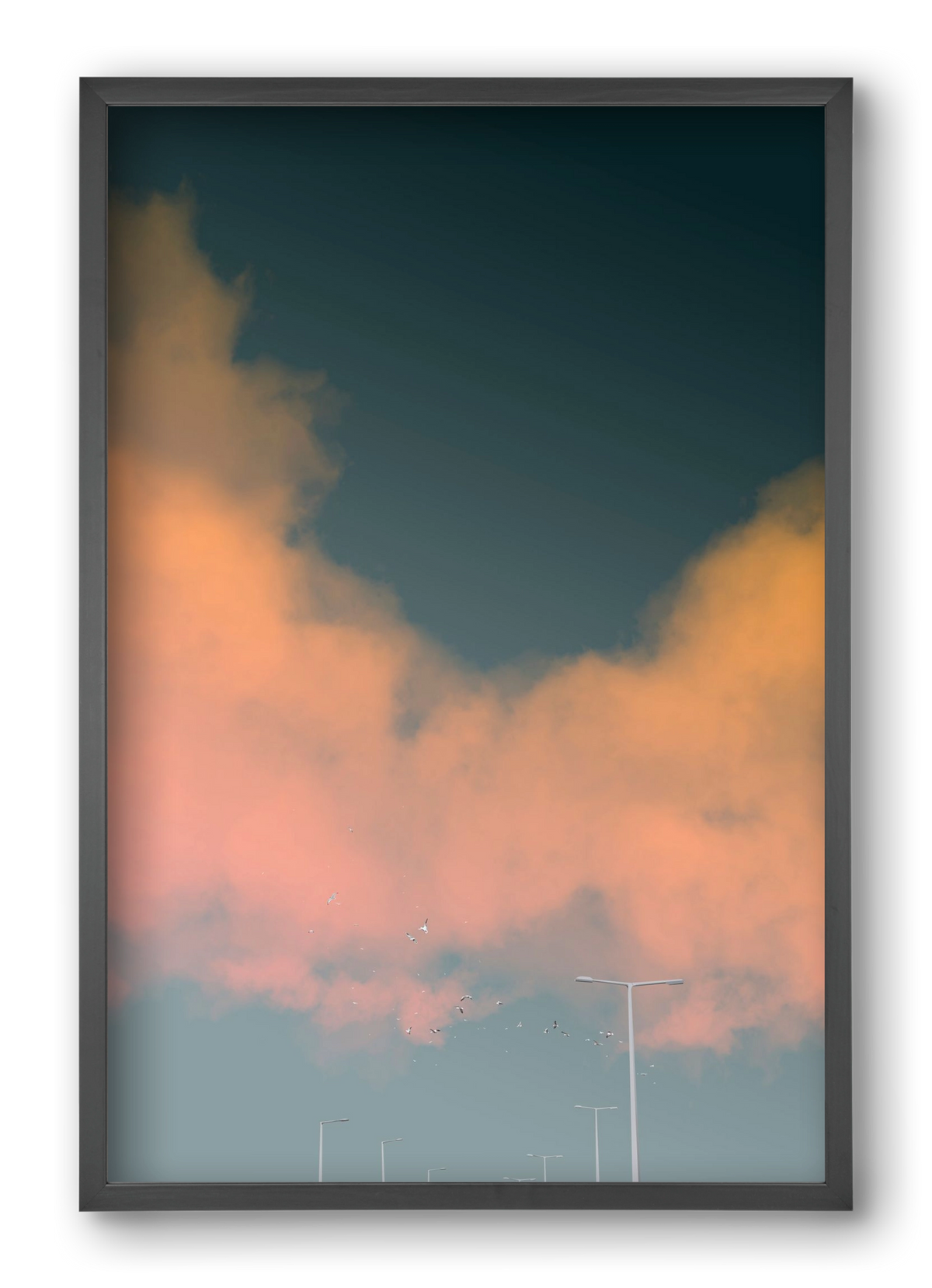 spring tuesday, 40x60 cm (40x60 cm), Fekete keret