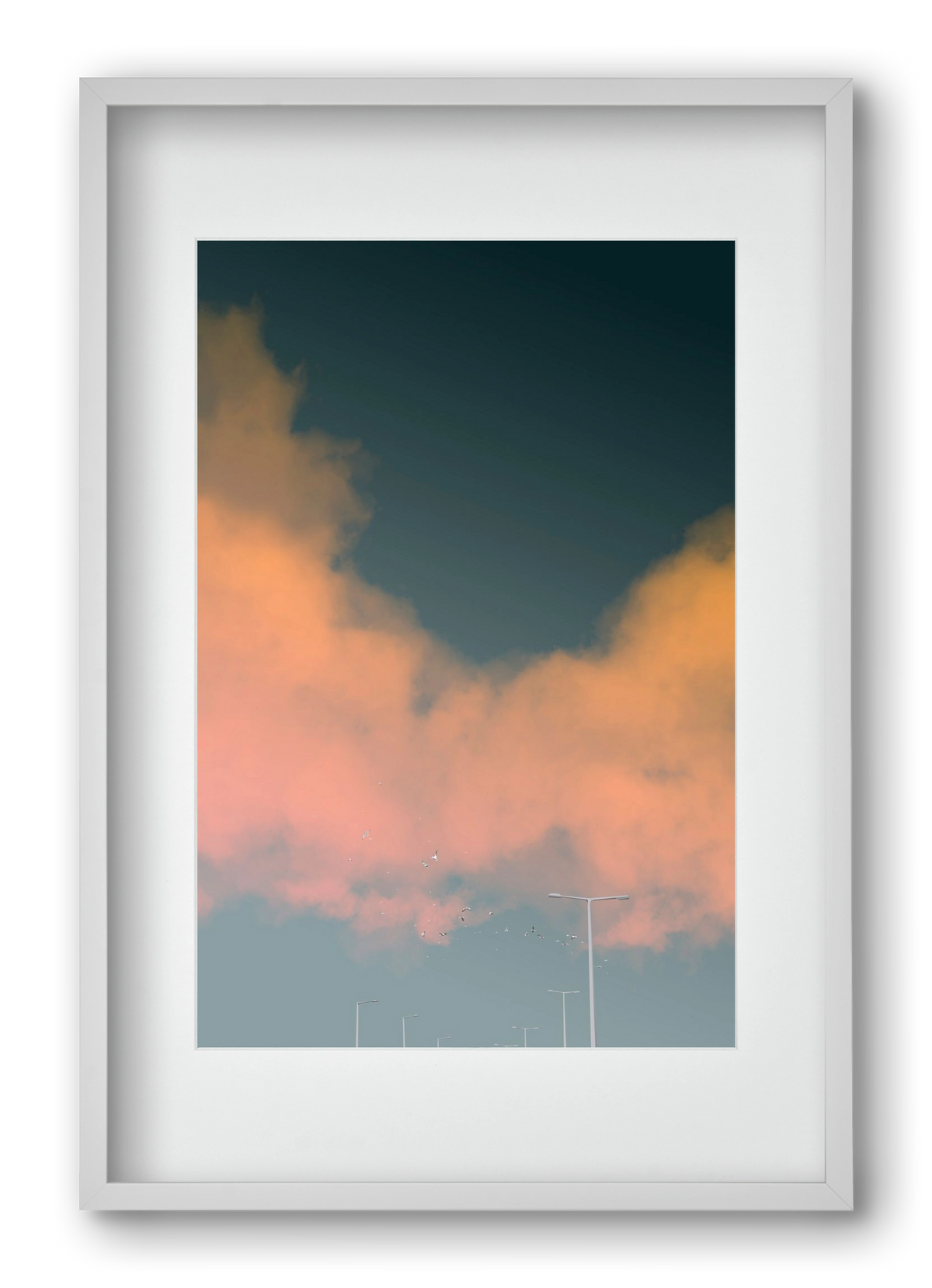 spring tuesday, 40x60 cm (30x45 cm), Fehér keret, paszpartuval