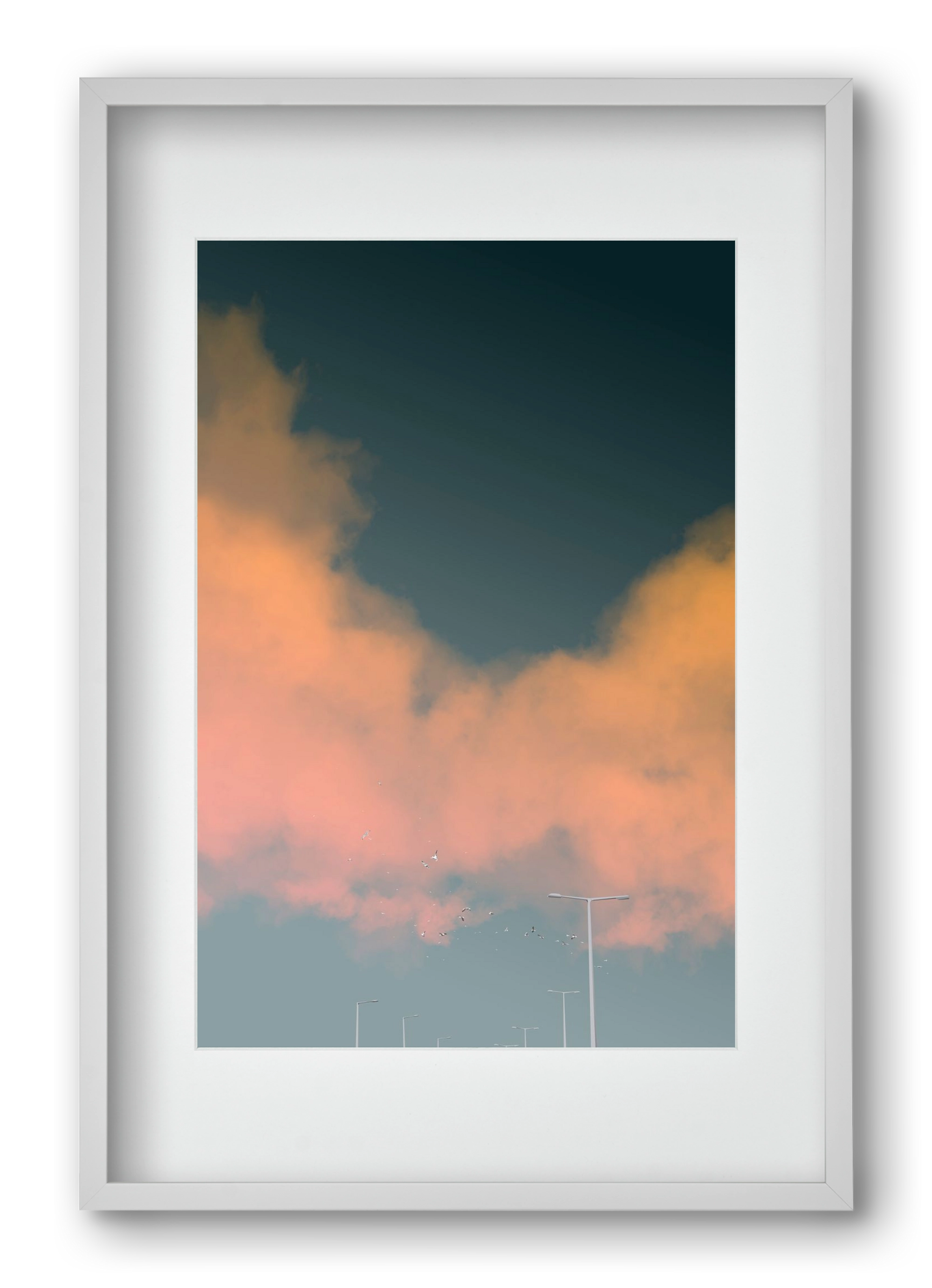 spring tuesday, 40x60 cm (30x45 cm), Fehér keret, paszpartuval