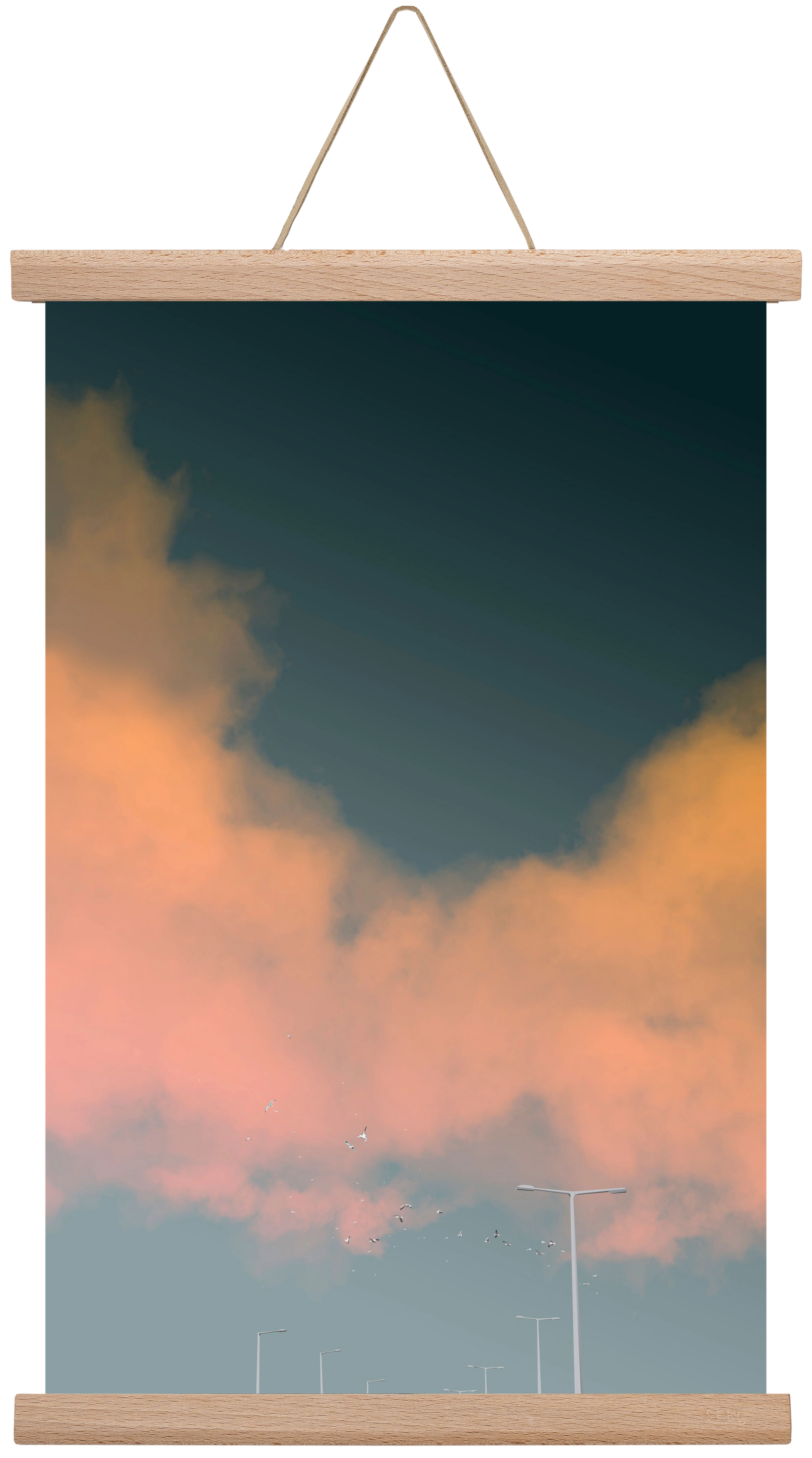 spring tuesday, 30x45 cm (30x45 cm), Tölgy akasztó