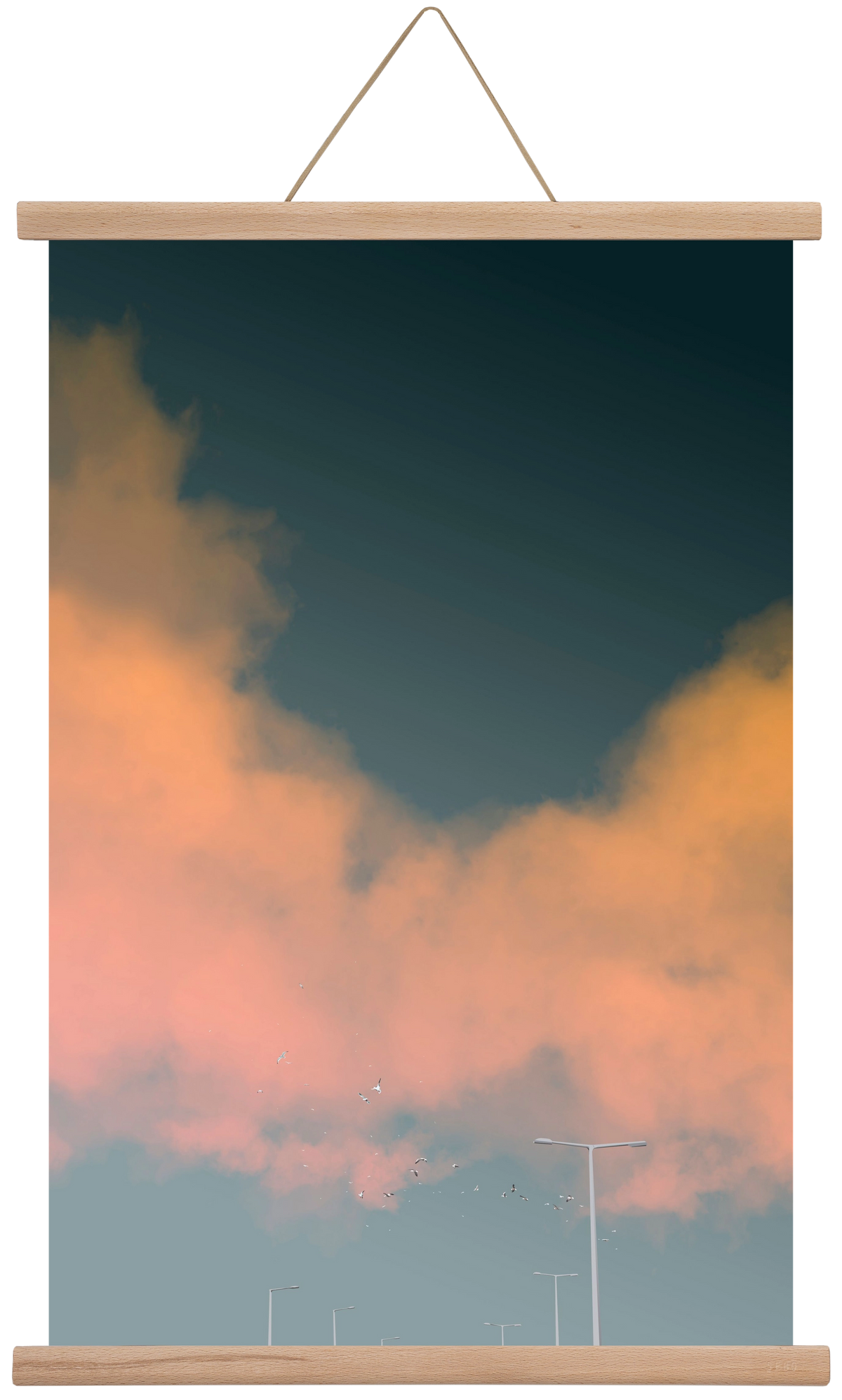 spring tuesday, 40x60 cm (40x60 cm), Tölgy akasztó