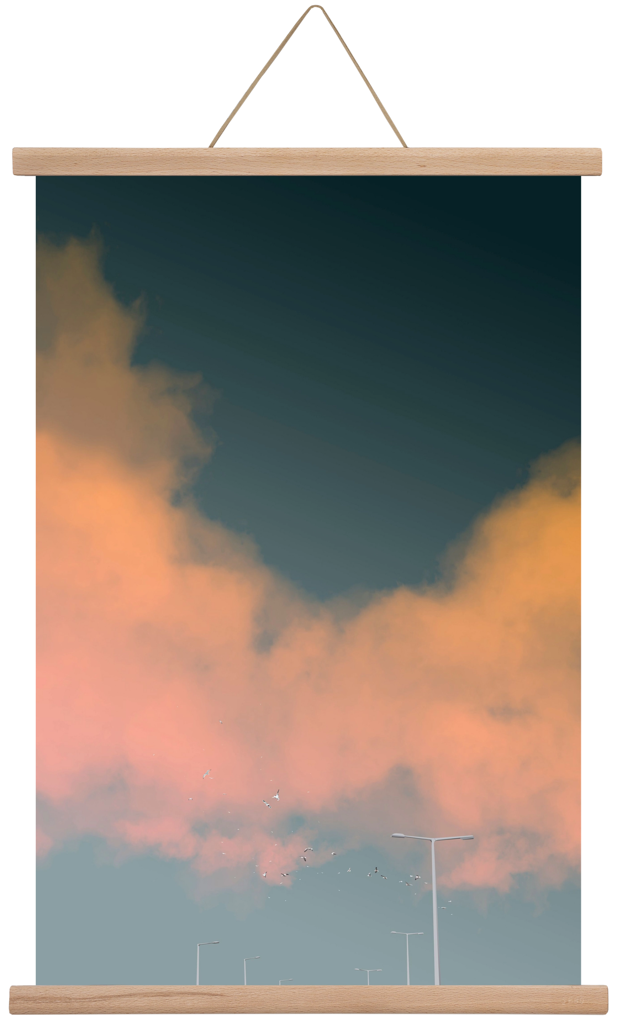 spring tuesday, 40x60 cm (40x60 cm), Tölgy akasztó