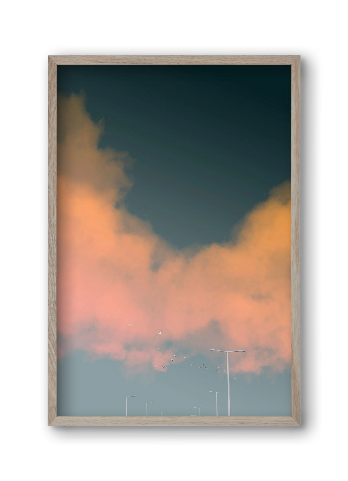 spring tuesday, 30x45 cm (30x45 cm), Tölgy keret