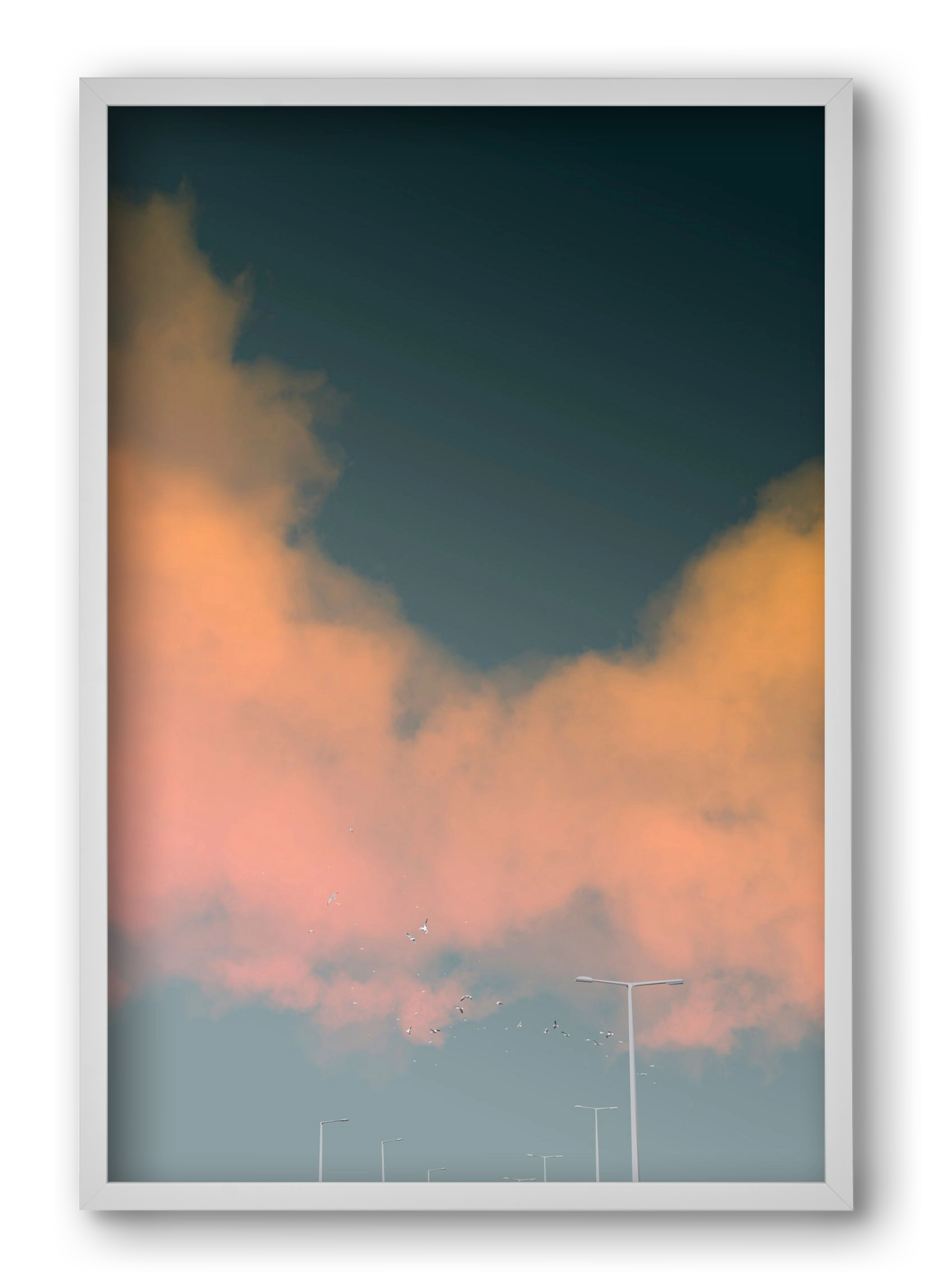 spring tuesday, 40x60 cm (40x60 cm), Fehér keret