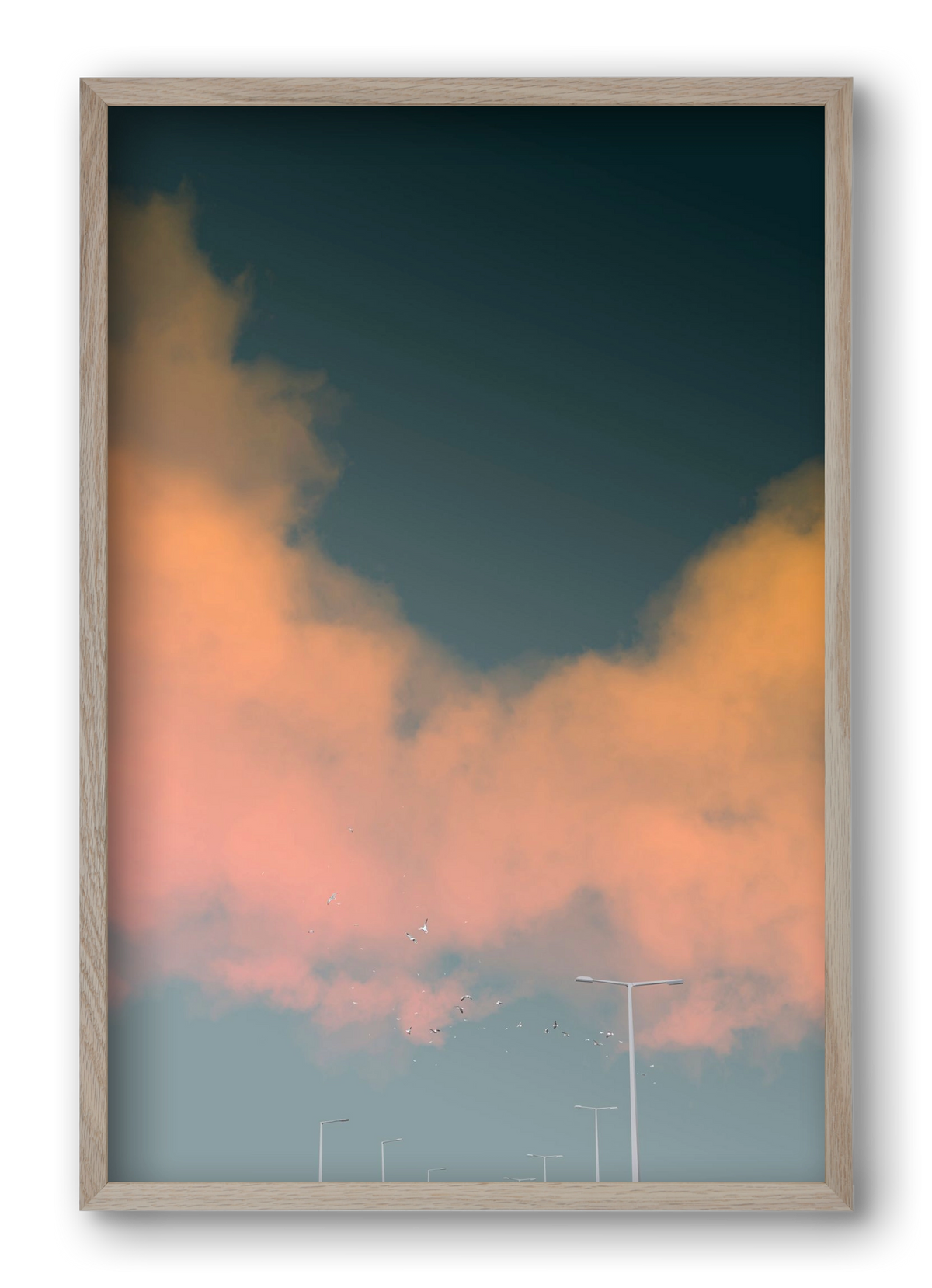 spring tuesday, 40x60 cm (40x60 cm), Tölgy keret