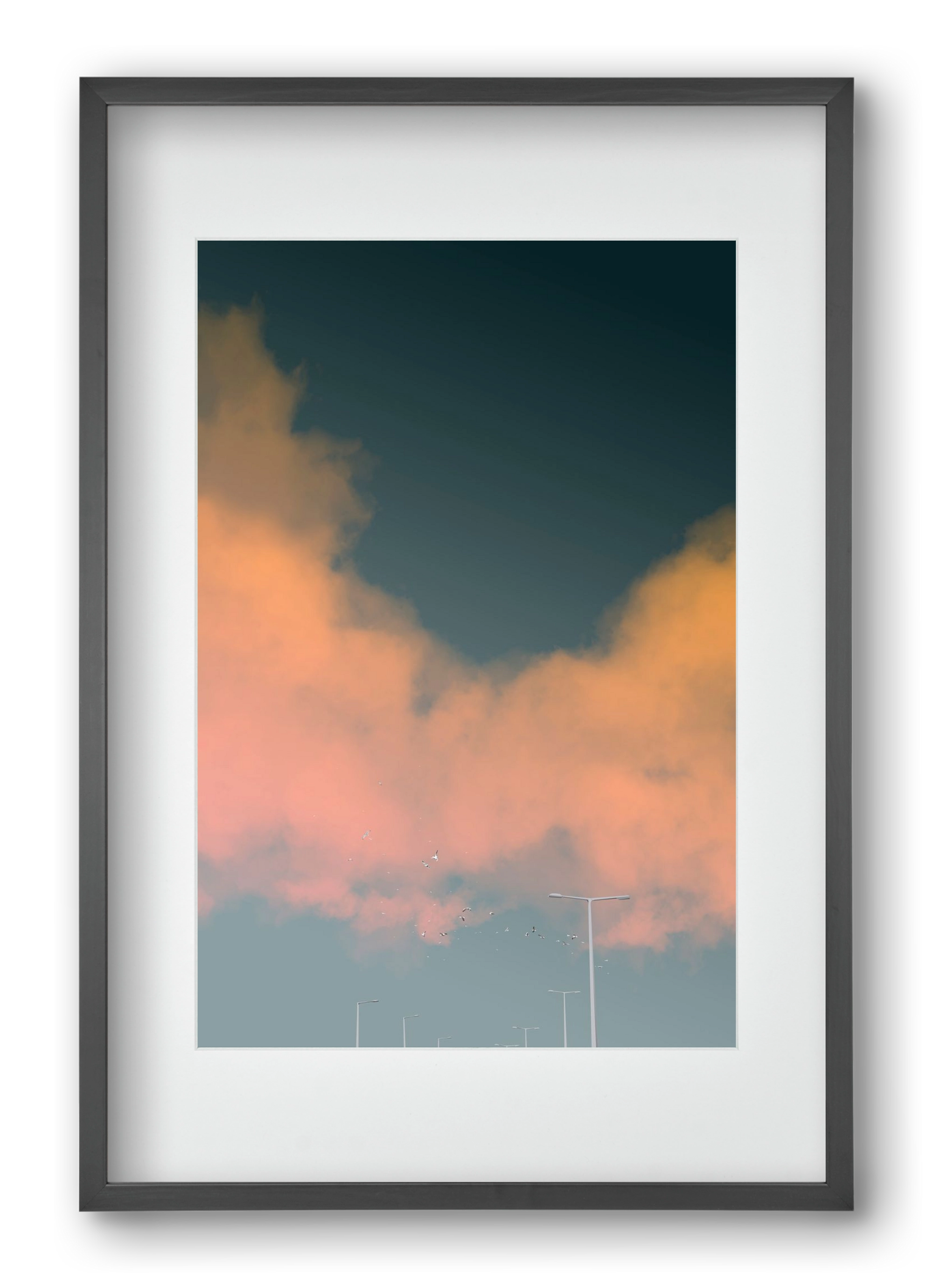 spring tuesday, 40x60 cm (30x45 cm), Fekete keret, paszpartuval