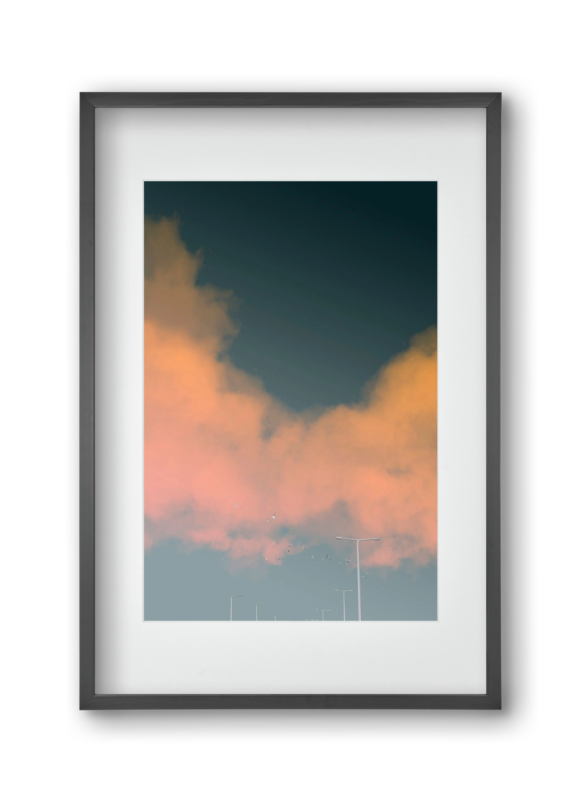 spring tuesday, 30x45 cm (20x30 cm), Fekete keret, paszpartuval