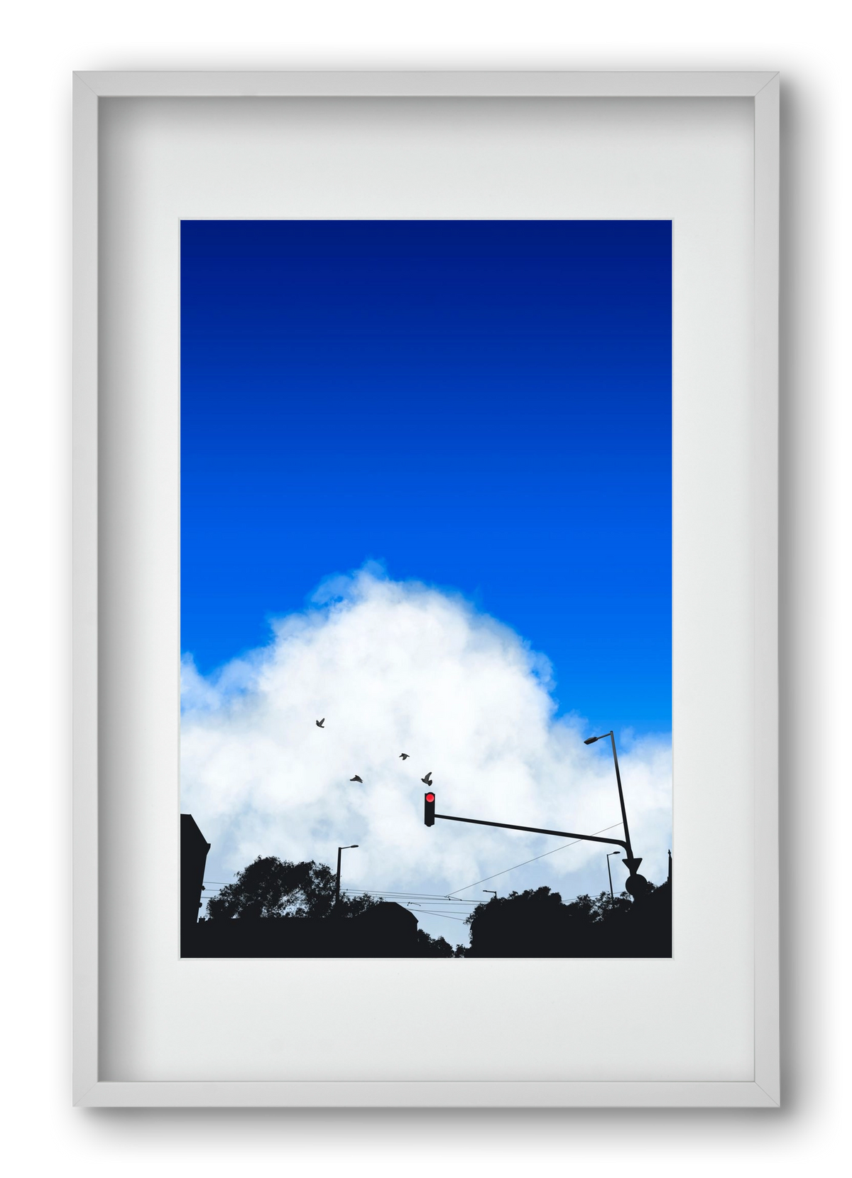 summer tuesday, 40x60 cm (30x45 cm), Fehér keret, paszpartuval