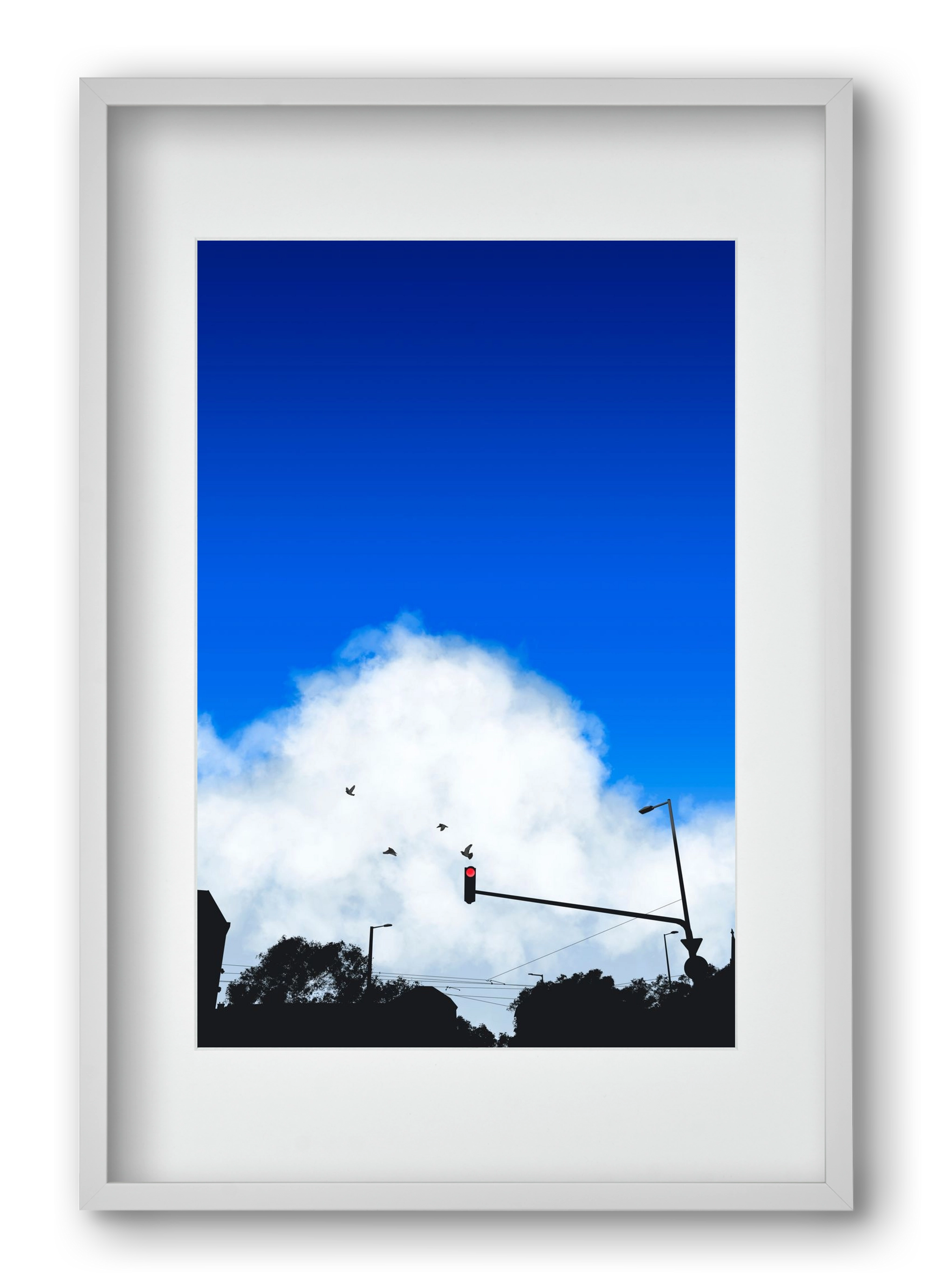 summer tuesday, 40x60 cm (30x45 cm), Fehér keret, paszpartuval