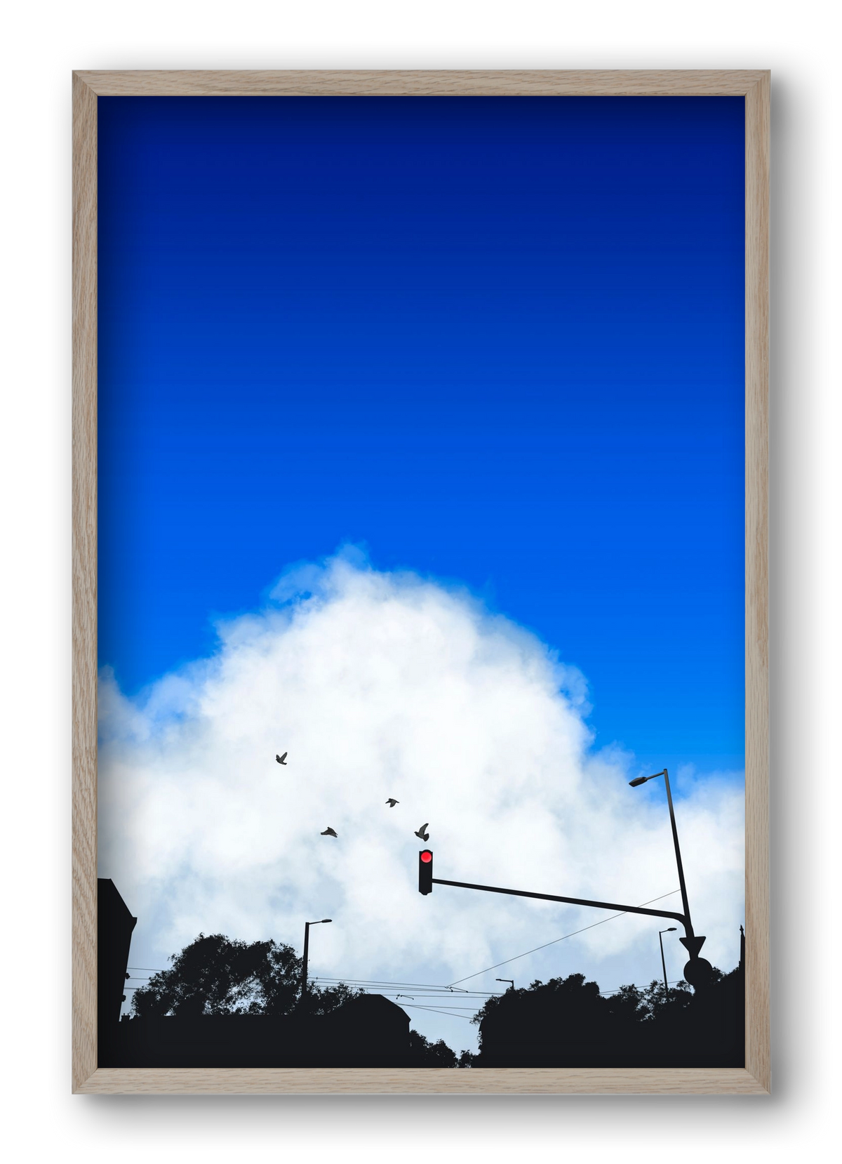 summer tuesday, 40x60 cm (40x60 cm), Tölgy keret