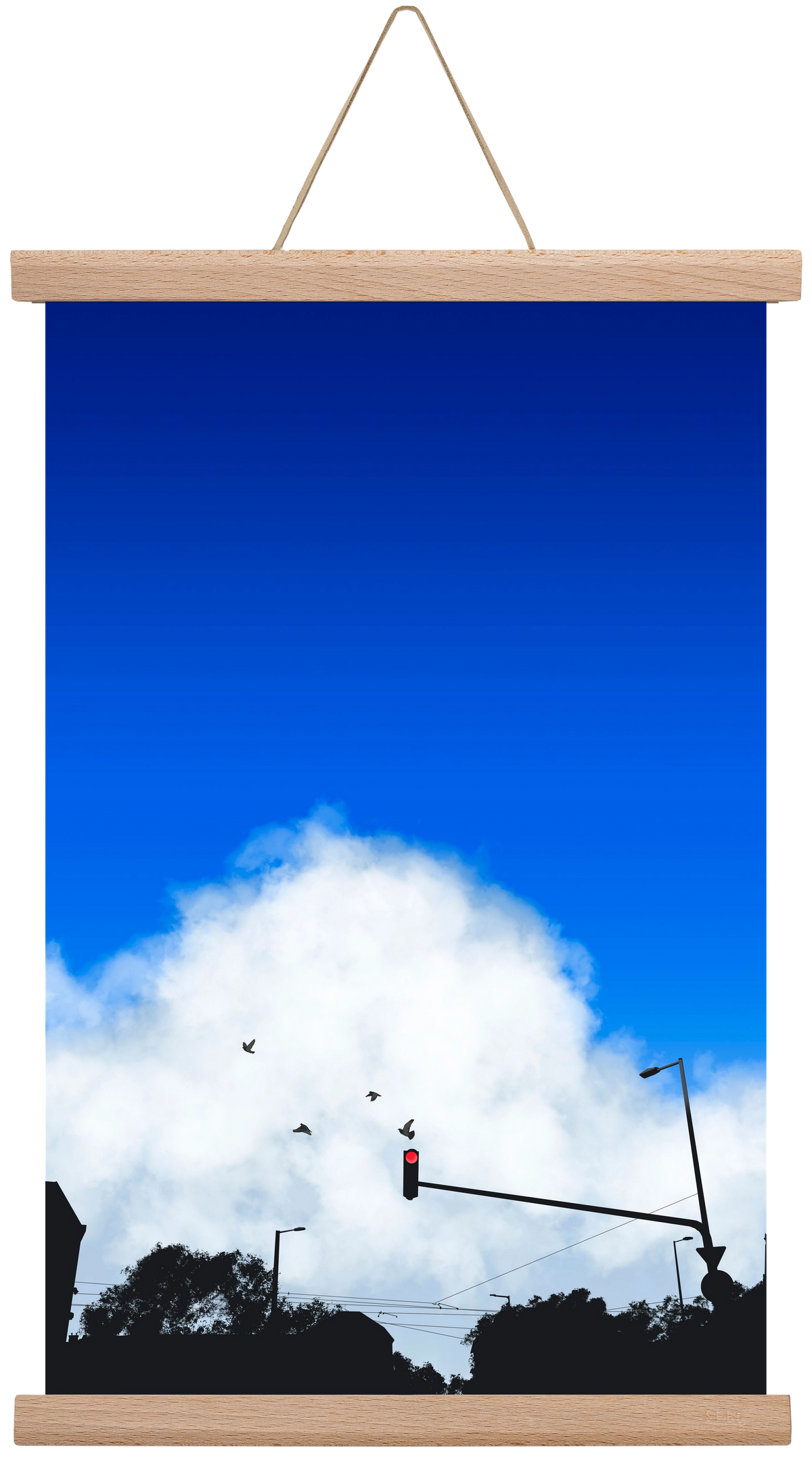 summer tuesday, 30x45 cm (30x45 cm), Tölgy akasztó