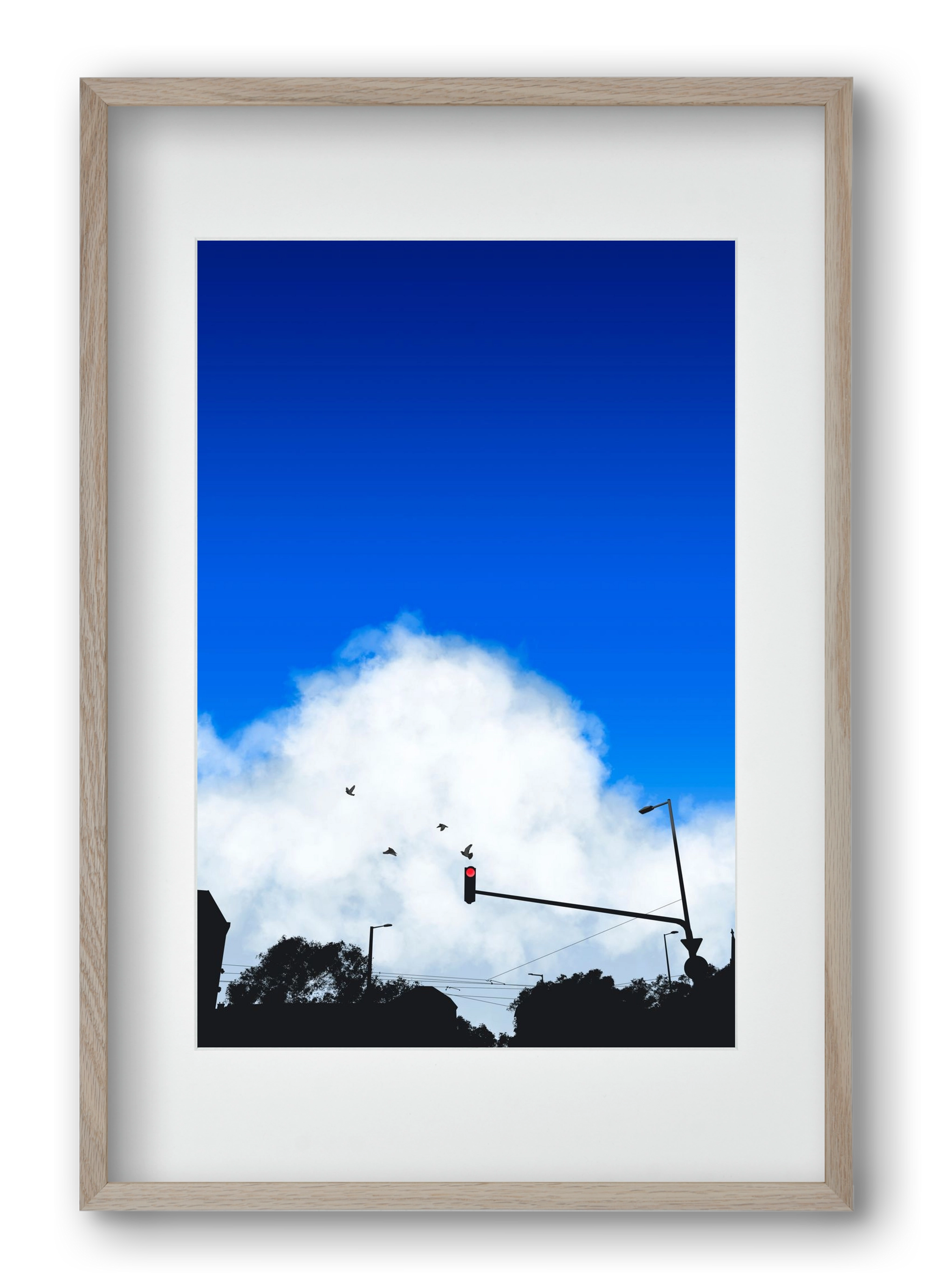 summer tuesday, 40x60 cm (30x45 cm), Tölgy keret, paszpartuval