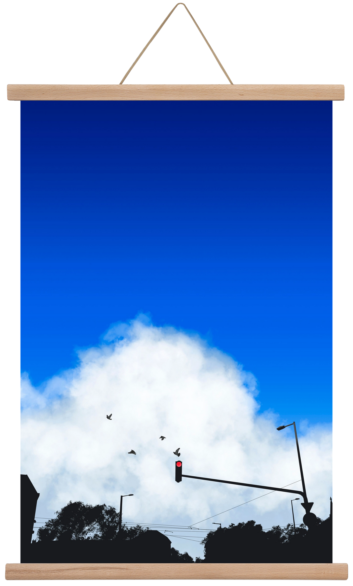 summer tuesday, 40x60 cm (40x60 cm), Tölgy akasztó