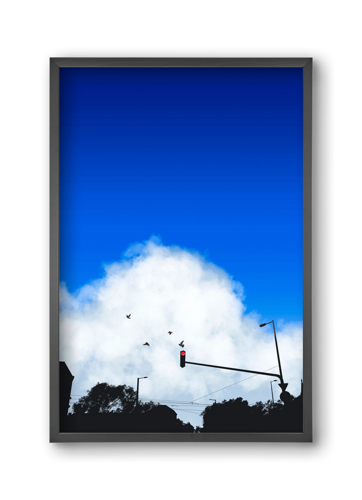 summer tuesday, 30x45 cm (30x45 cm), Fekete keret