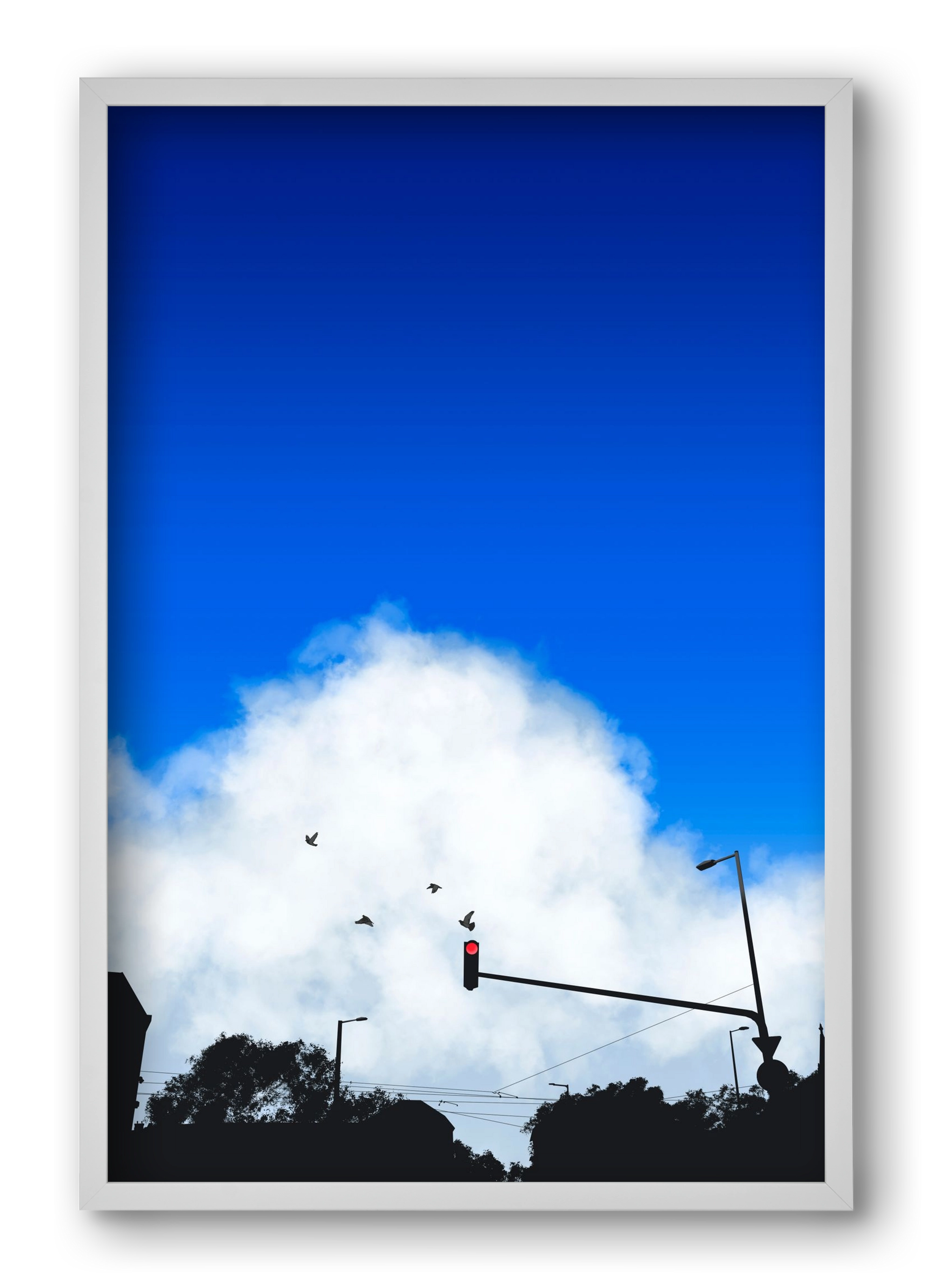 summer tuesday, 40x60 cm (40x60 cm), Fehér keret