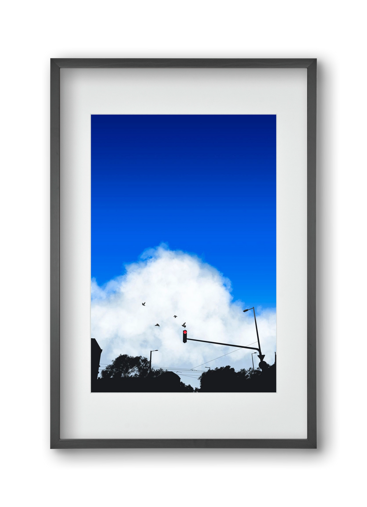 summer tuesday, 30x45 cm (20x30 cm), Fekete keret, paszpartuval